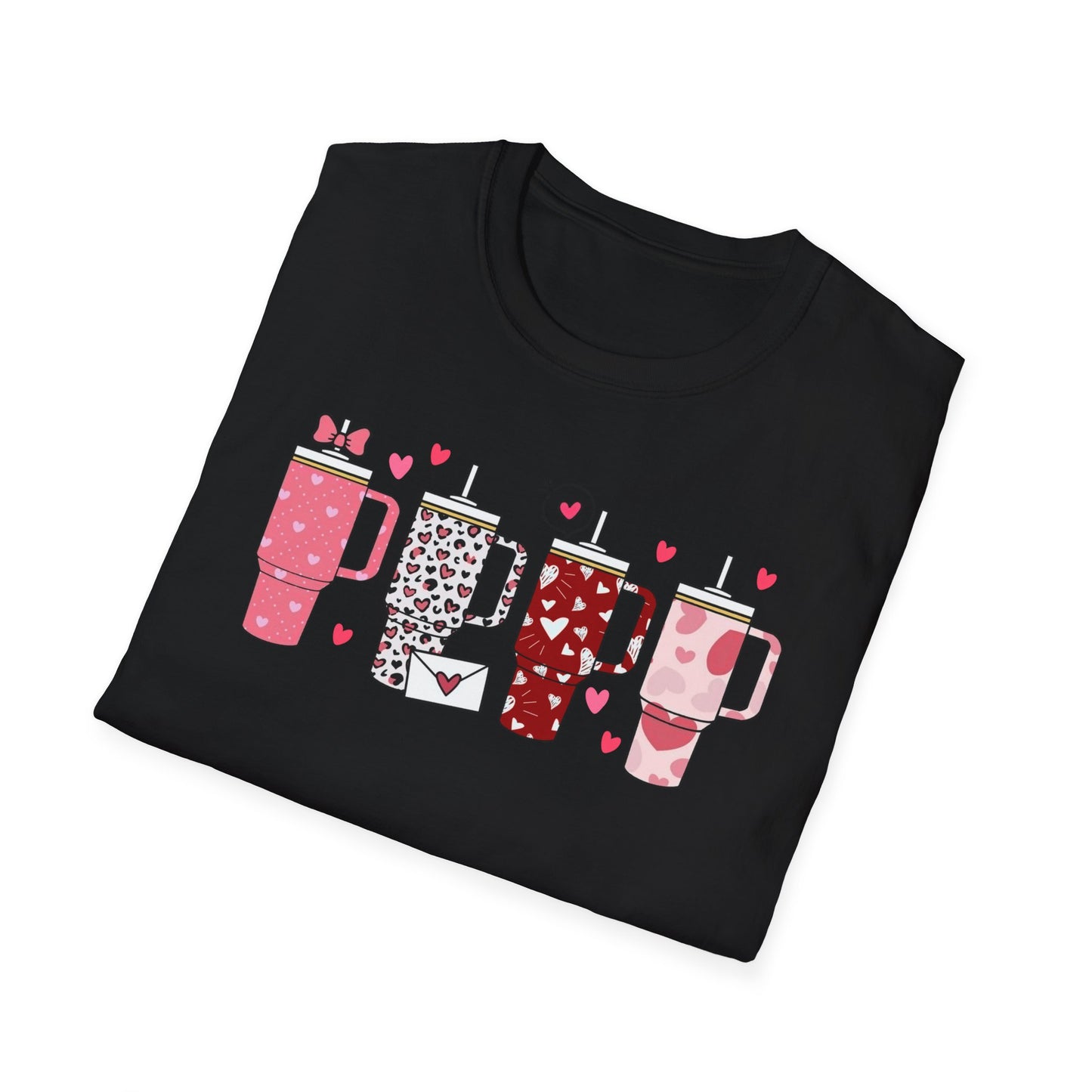 Valentine's Day Cup - Unisex Softstyle T-Shirt