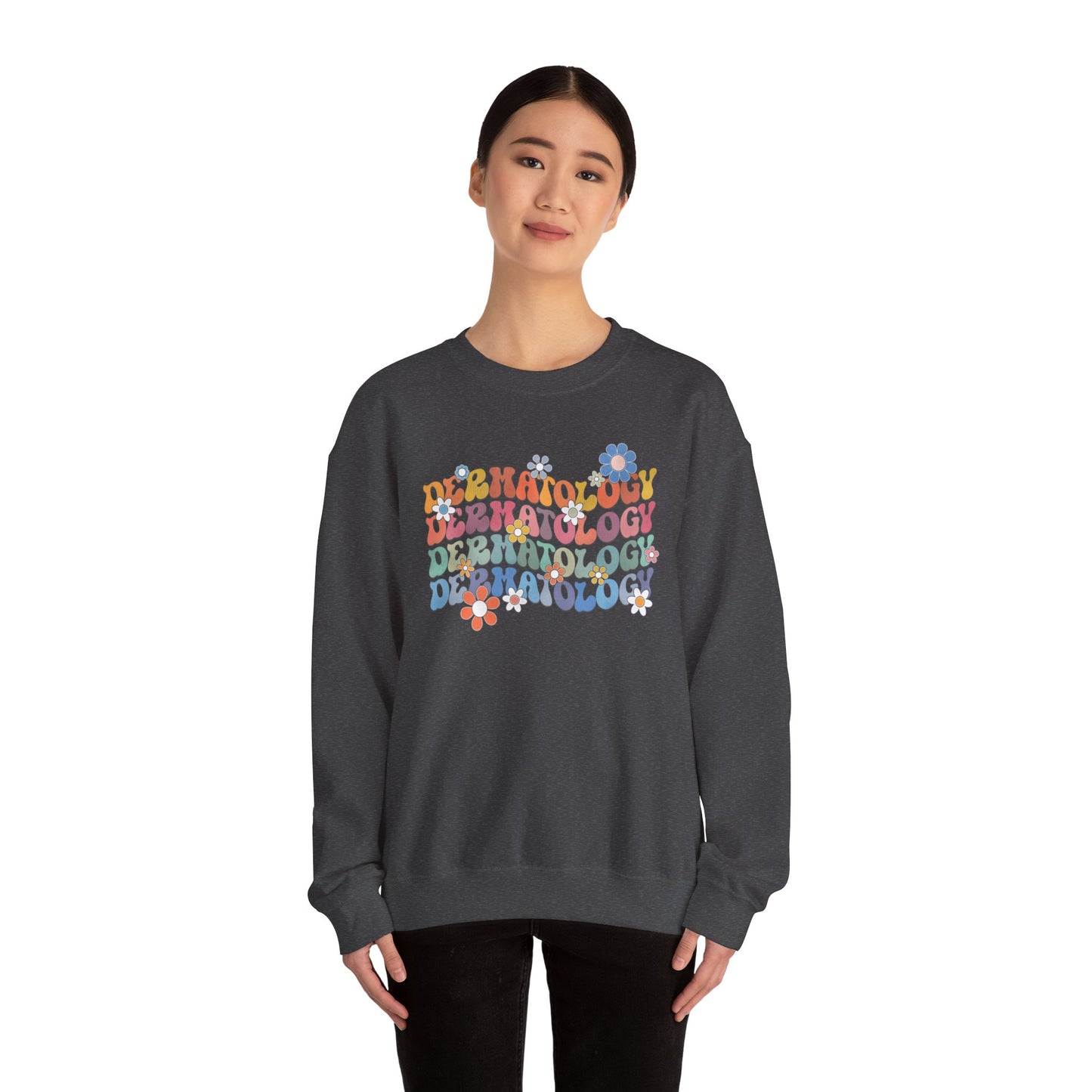 Flower Derm - Crewneck Sweatshirt