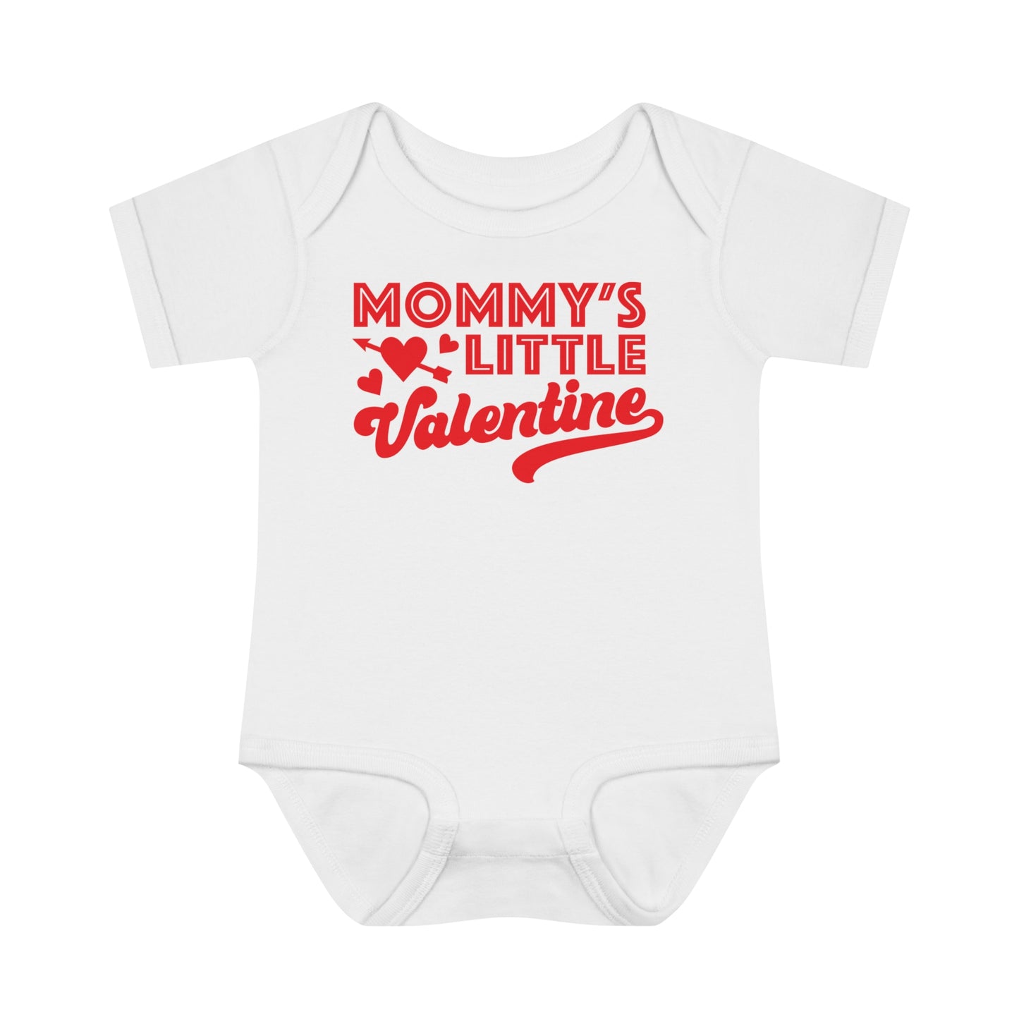 Mommy's Little Valentine - Infant Baby Rib Bodysuit