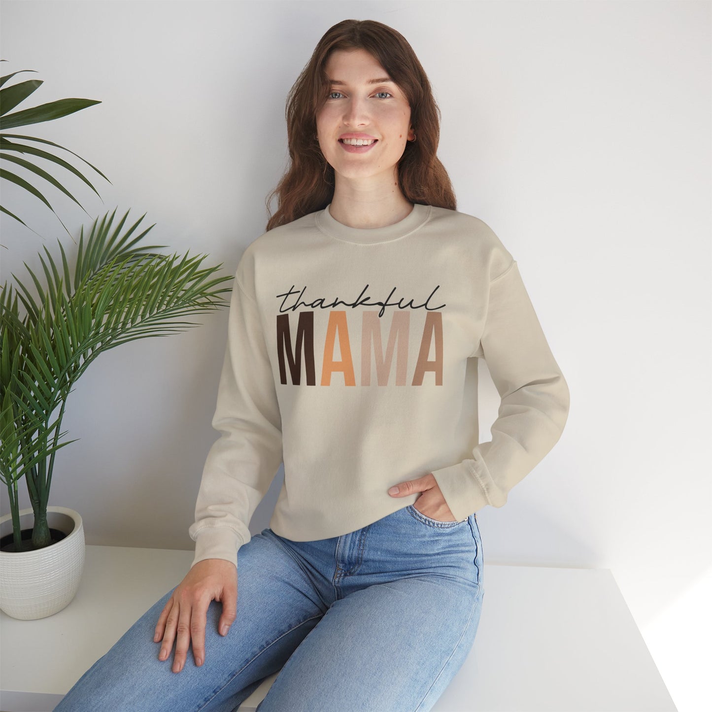 Thankful MAMA - Crewneck Sweatshirt