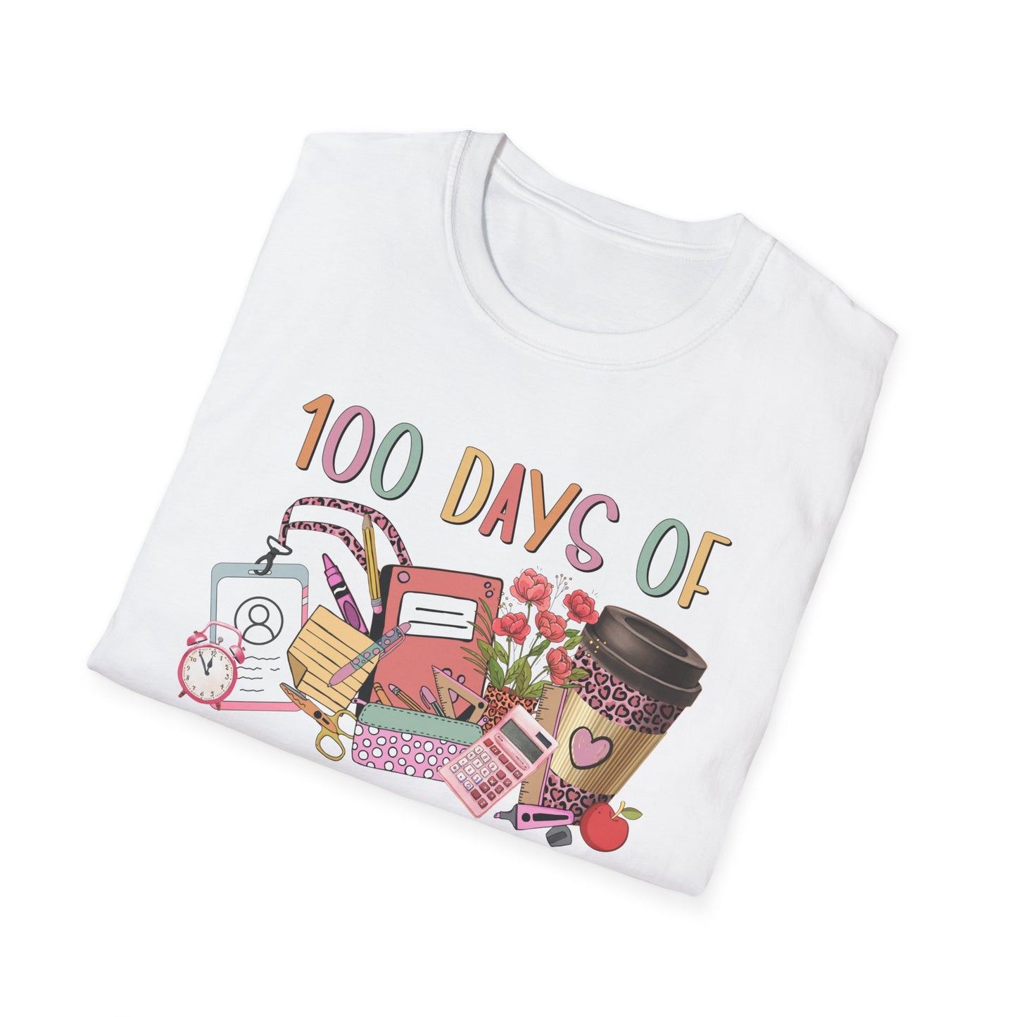 100 Days of Doing Teacher Stuff - Unisex Softstyle T-Shirt