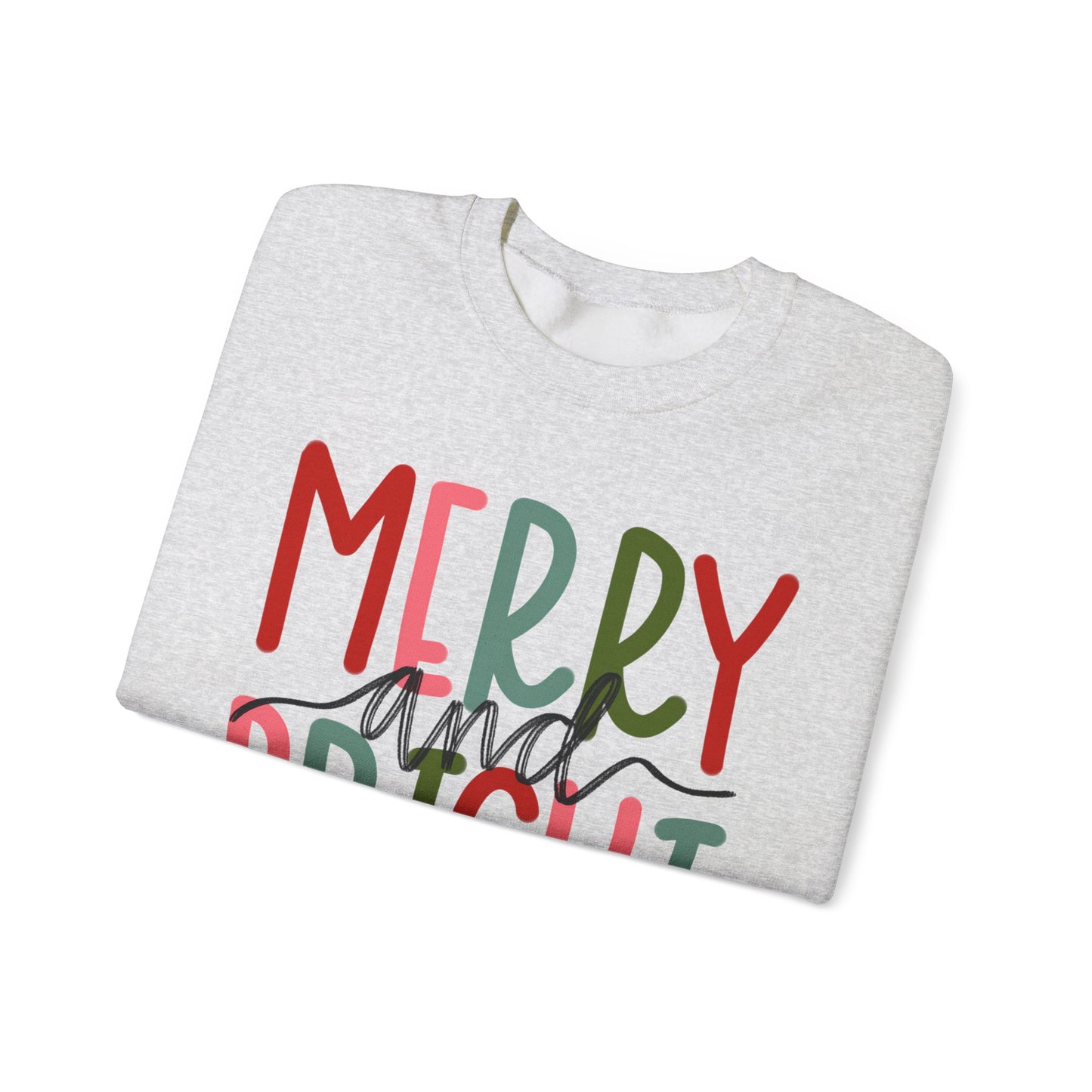 Merry and Bright - Crewneck Sweatshirt