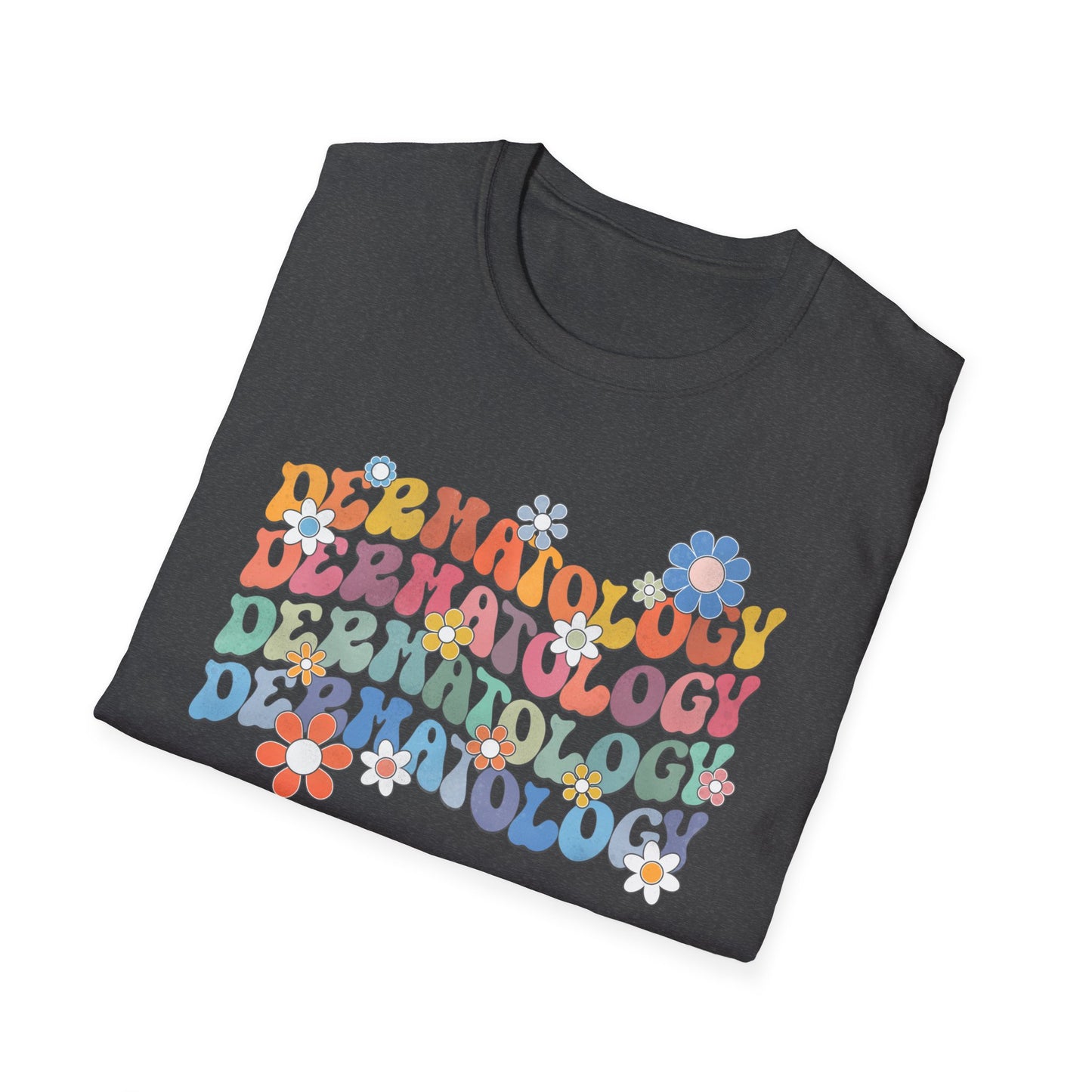 Flower Derm - Unisex Softstyle T-Shirt