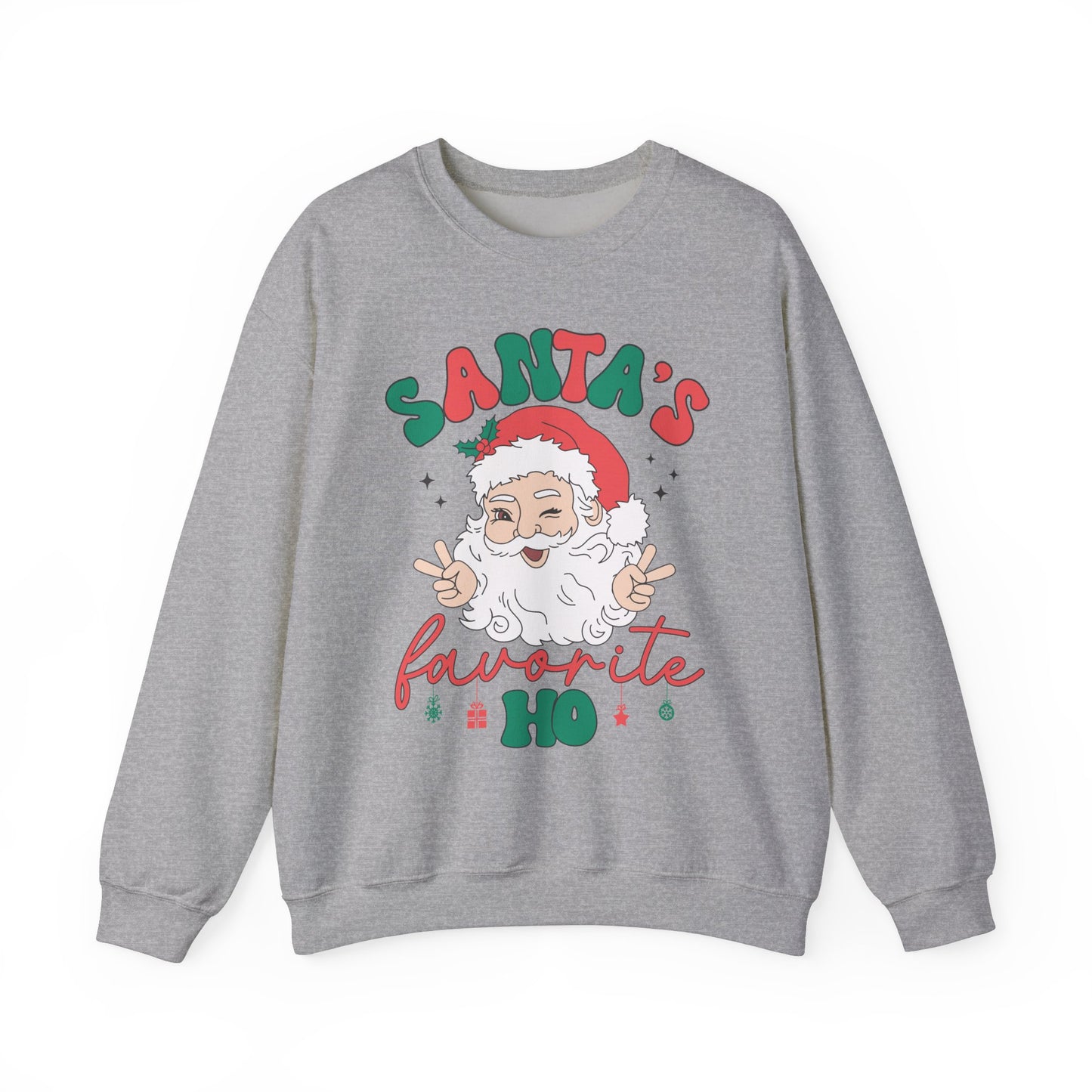 Santa's Favorite Ho - Crewneck Sweatshirt