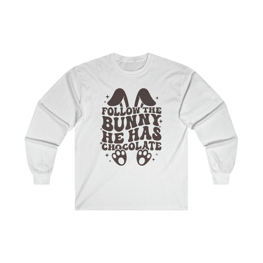 Follow the Bunny - Unisex Ultra Cotton Long Sleeve Tee