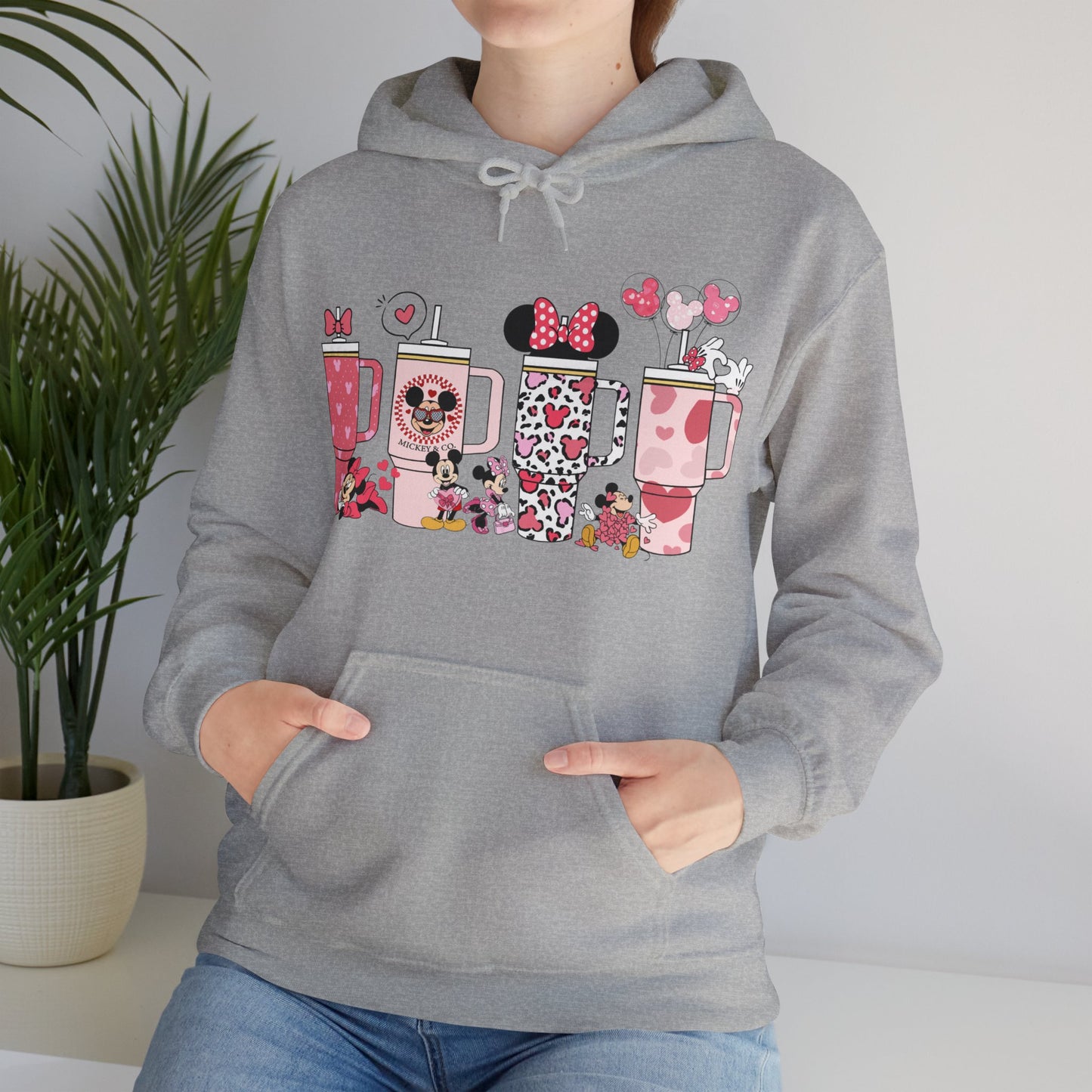 Minnie Valentine's Day Cup - Hooded Sweatshirt