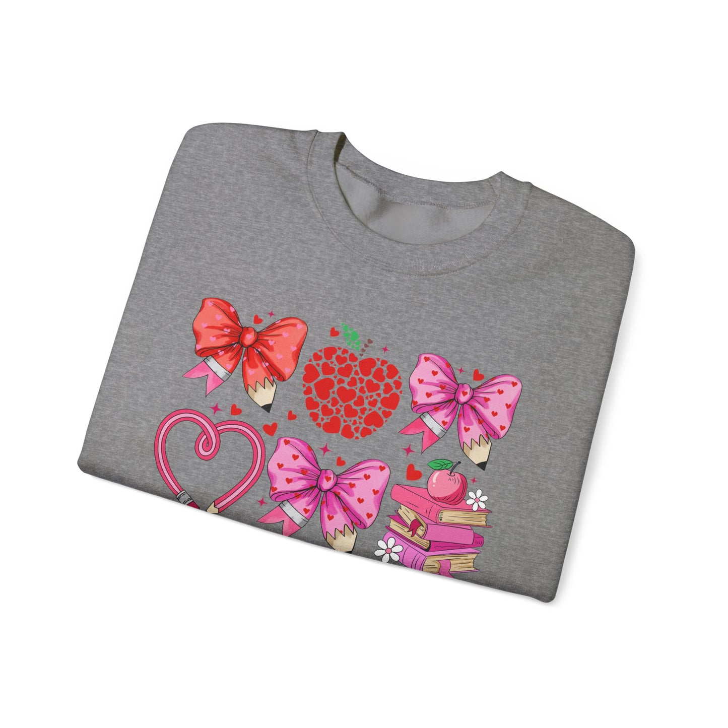 Teacher Hearts - Crewneck Sweatshirt