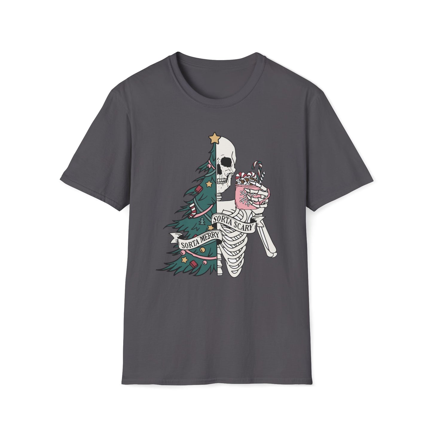 Sorta Merry Sorta Scary - Unisex Softstyle T-Shirt