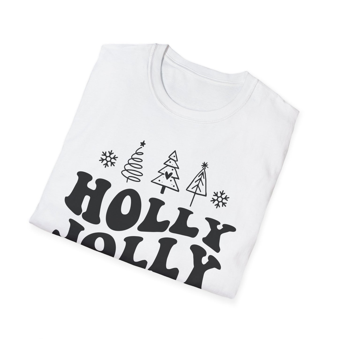 Holly Jolly Teacher - Unisex Softstyle T-Shirt