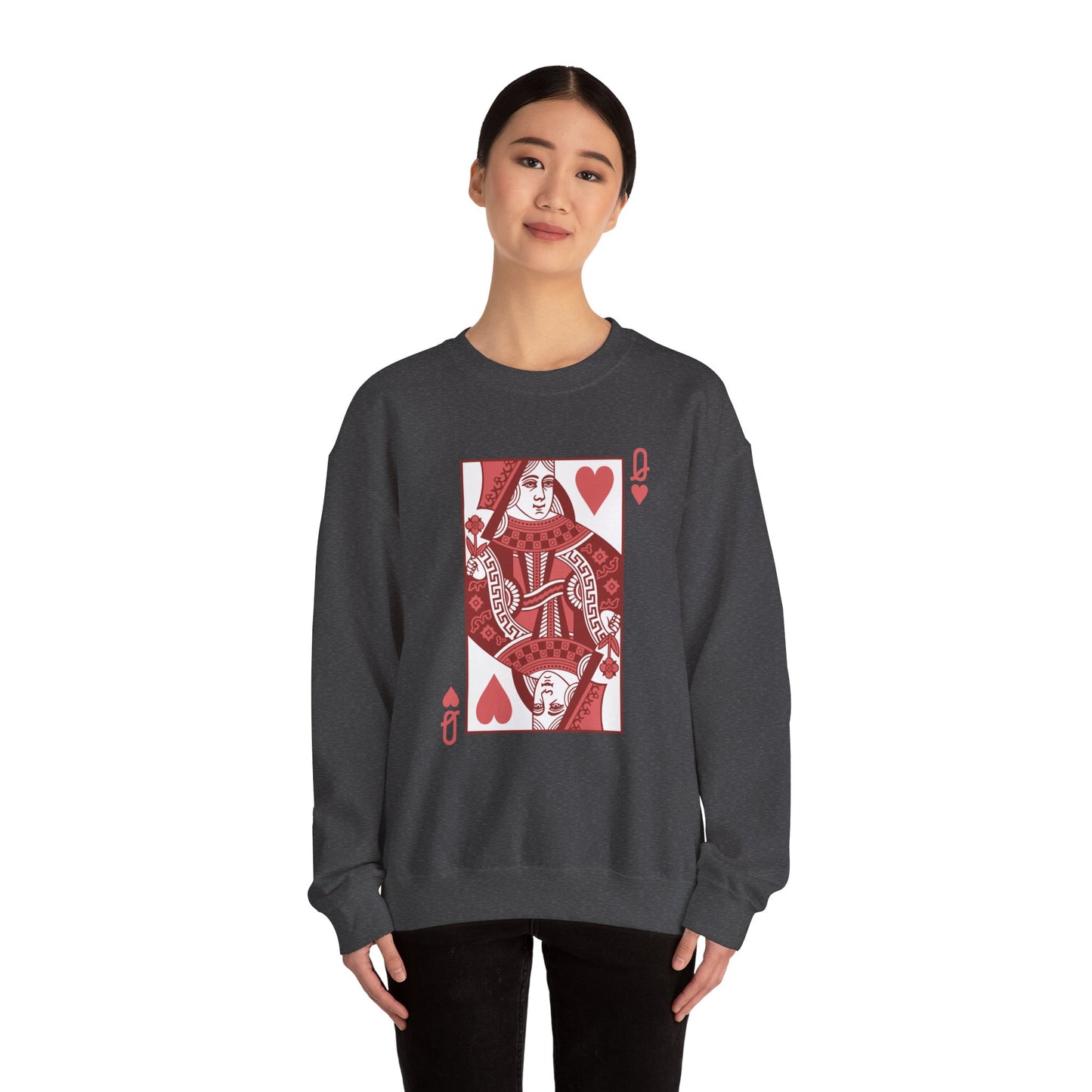 Queen of Hearts - Crewneck Sweatshirt