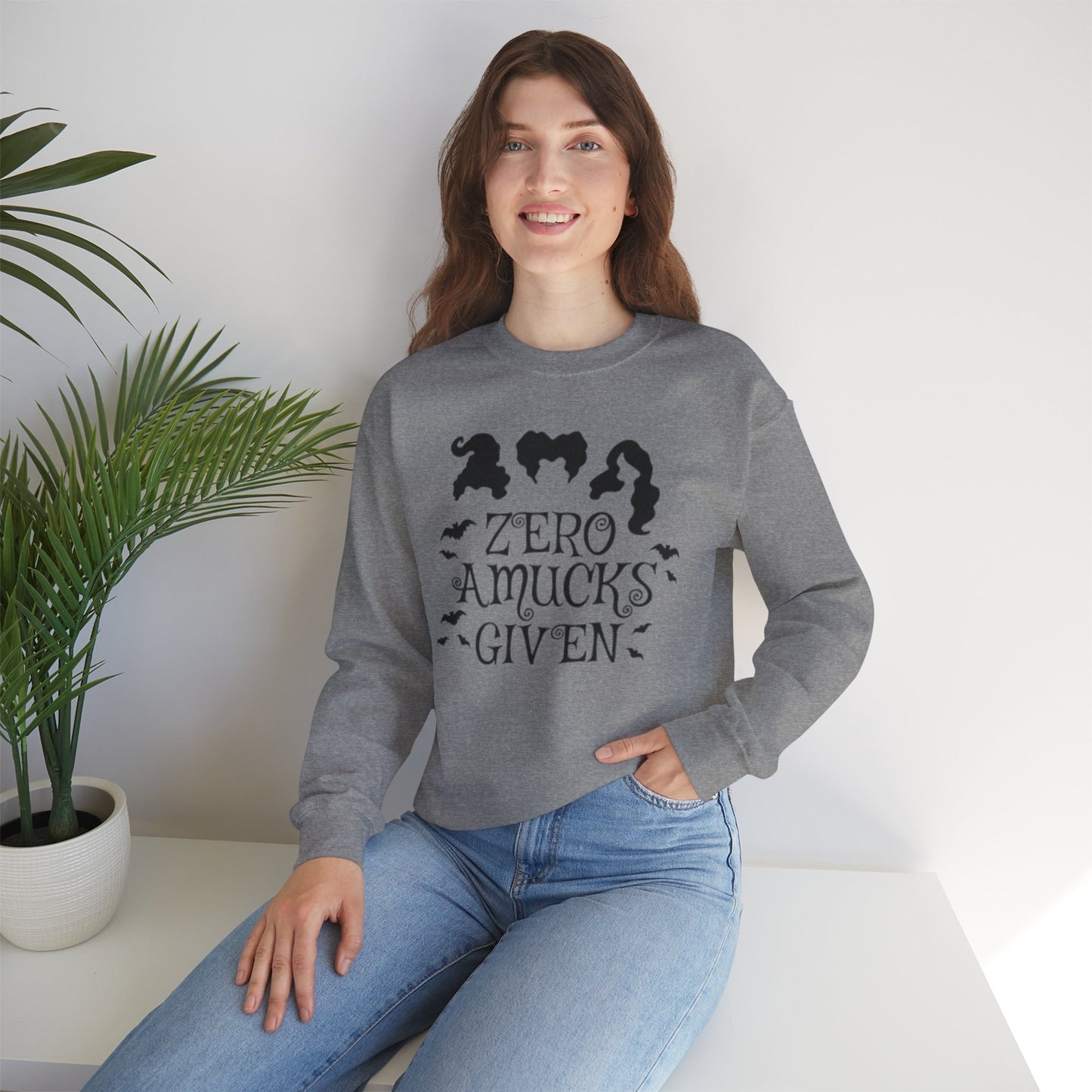 Zero Amucks Given - Crewneck Sweatshirt