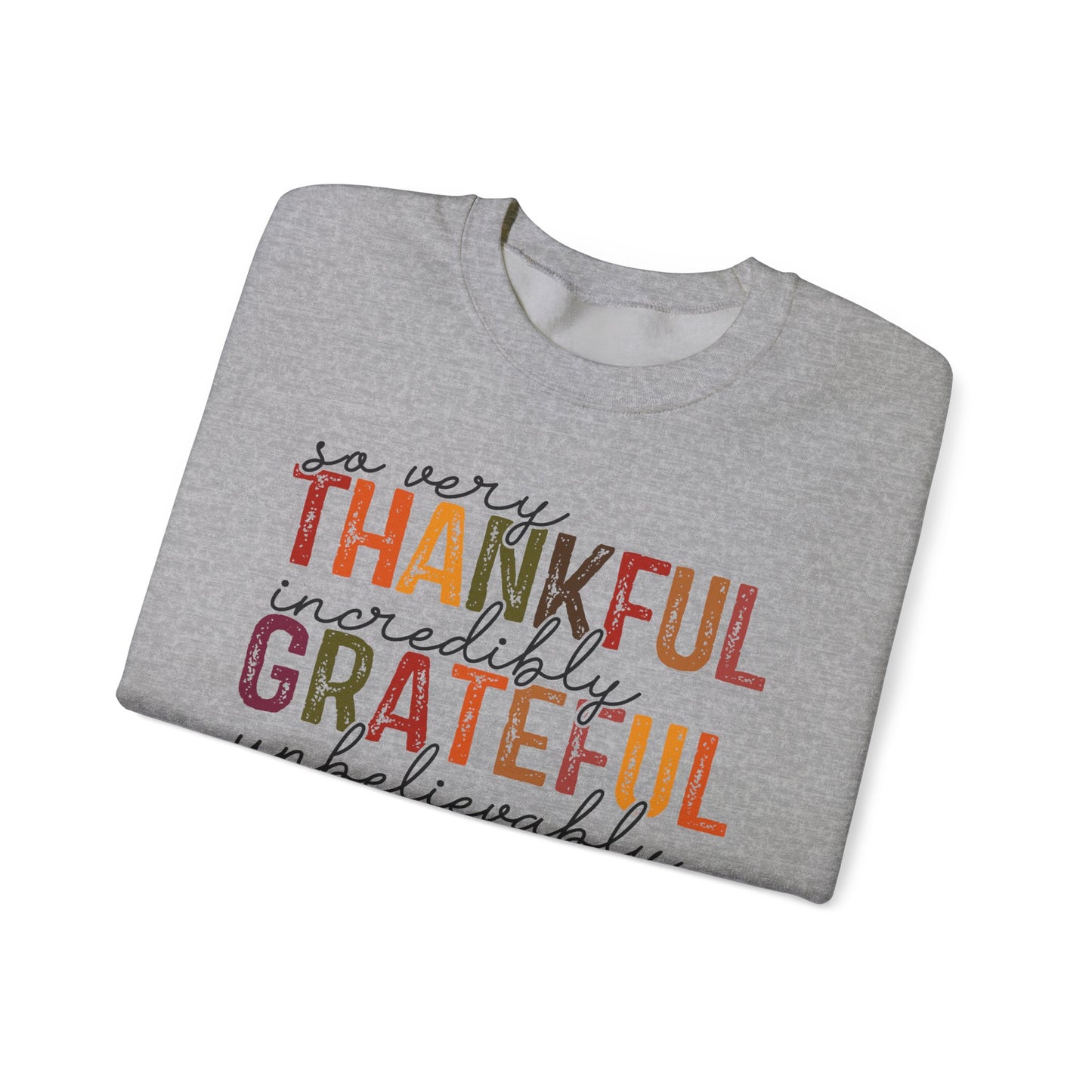 Thankful Grateful Blessed - Crewneck Sweatshirt