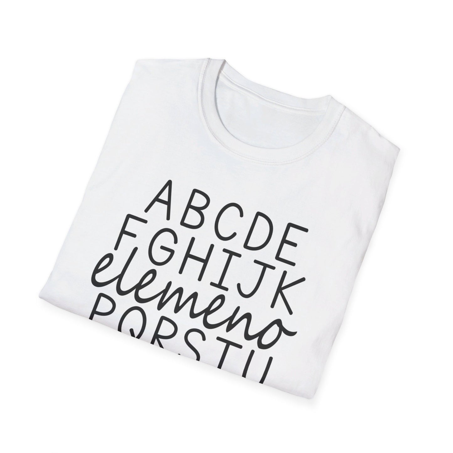 ABCD elemeno - Unisex Softstyle T-Shirt