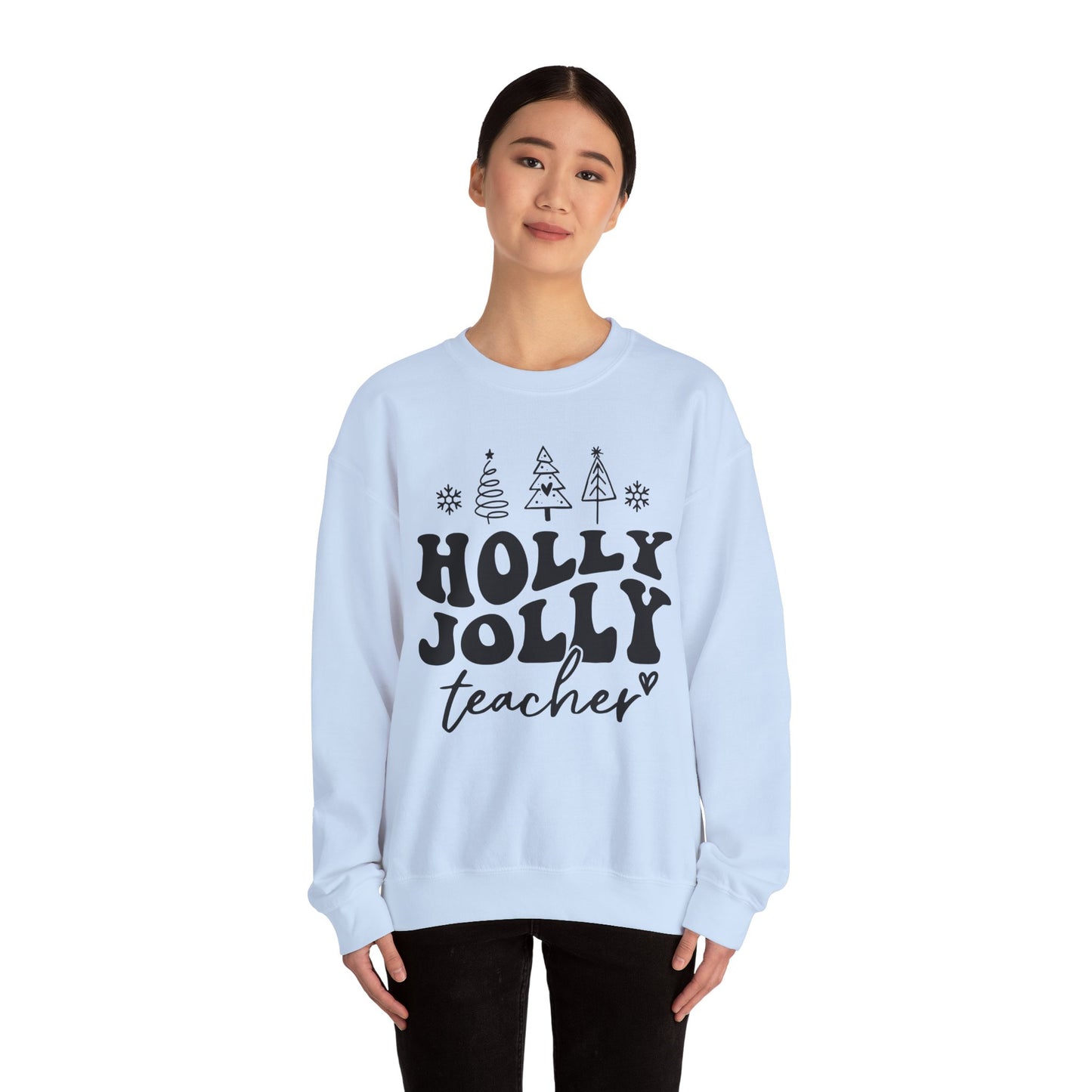 Holly Jolly Teacher - Crewneck Sweatshirt