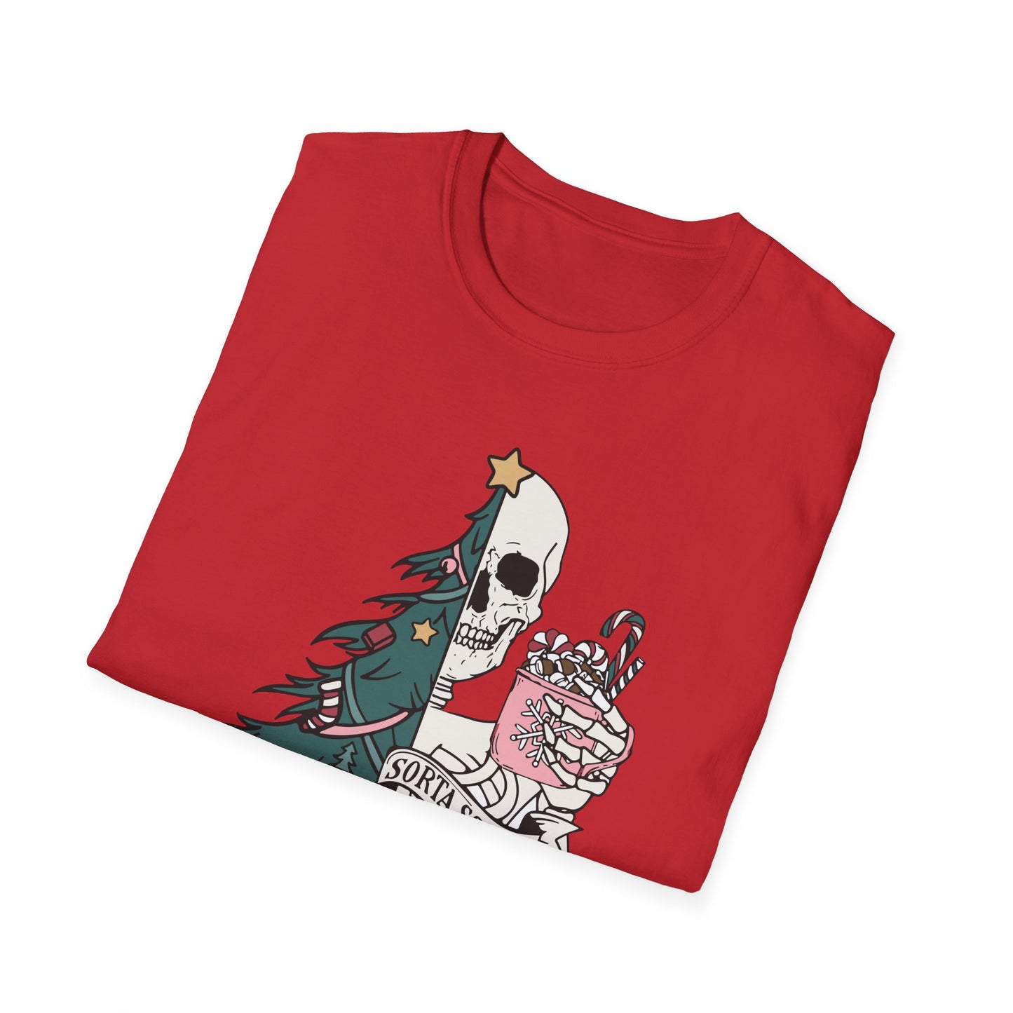 Sorta Merry Sorta Scary - Unisex Softstyle T-Shirt