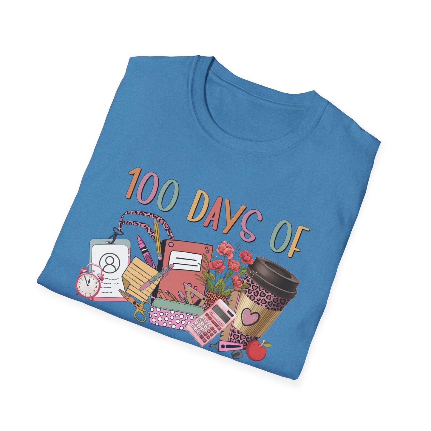 100 Days of Doing Teacher Stuff - Unisex Softstyle T-Shirt