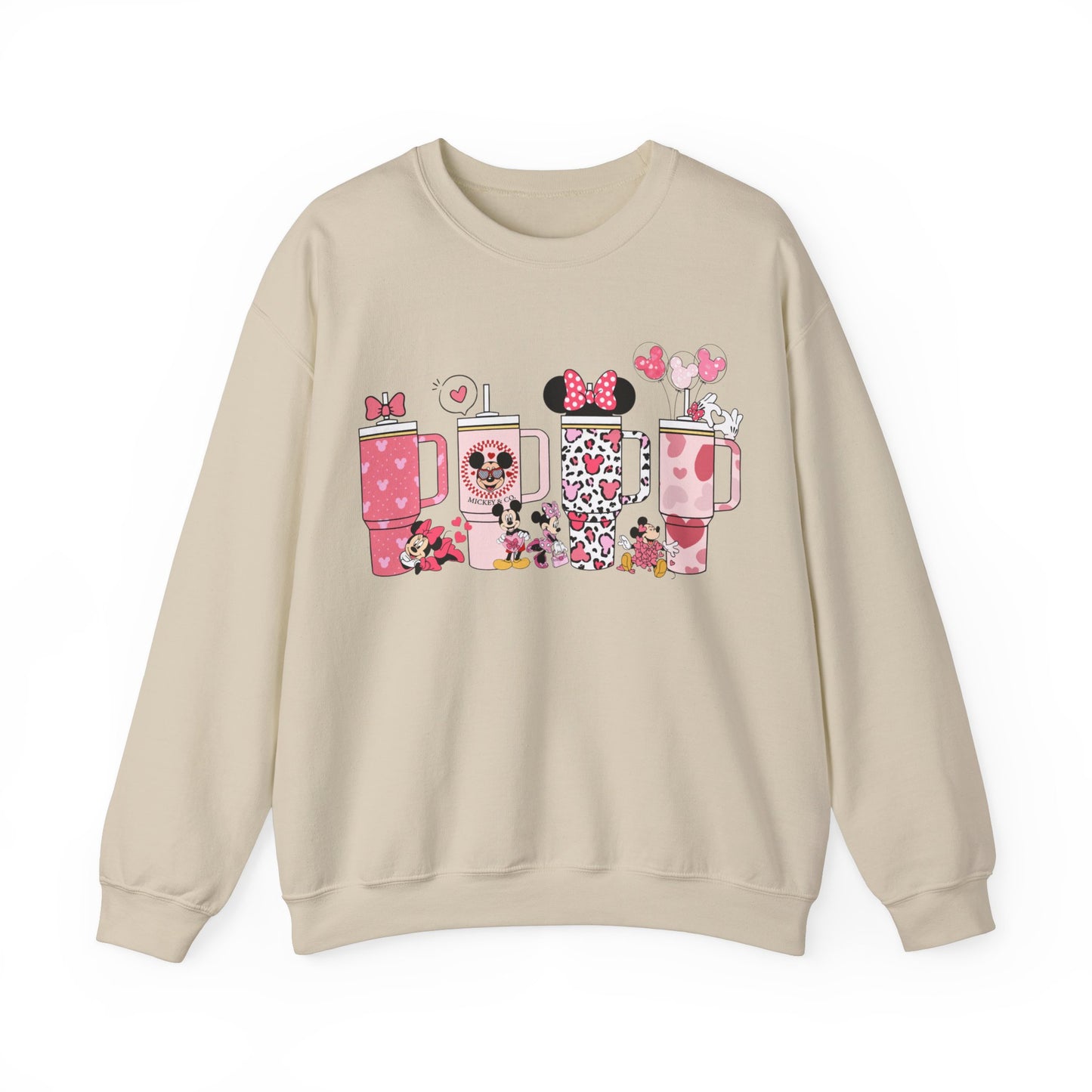 Minnie Valentine's Day Cup - Crewneck Sweatshirt