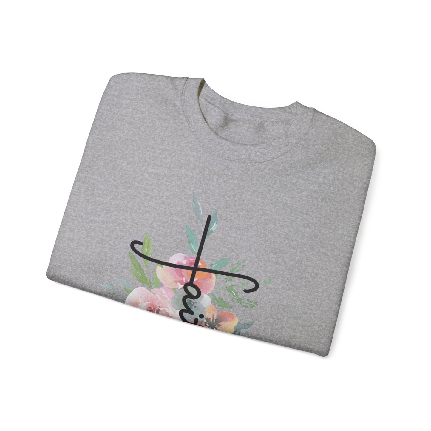Floral Faith - Crewneck Sweatshirt