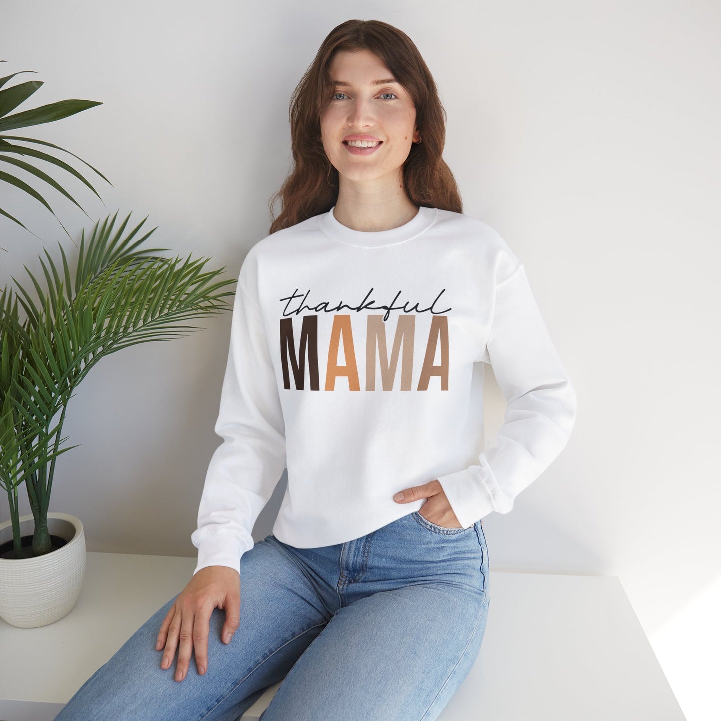 Thankful MAMA - Crewneck Sweatshirt