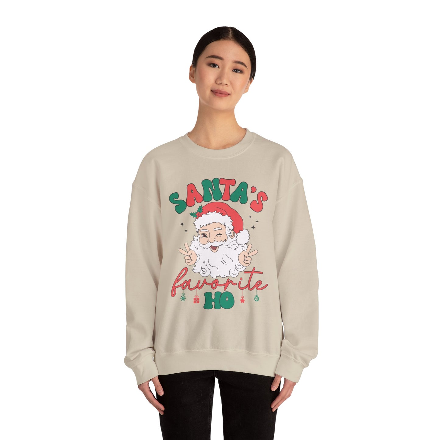 Santa's Favorite Ho - Crewneck Sweatshirt