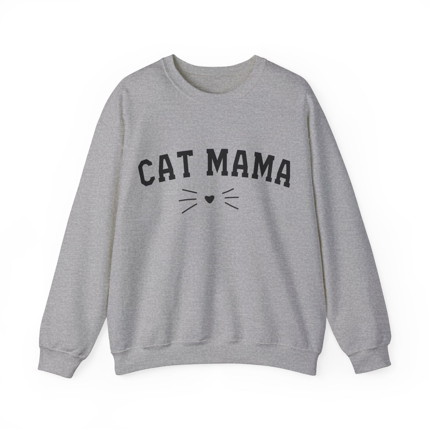 Cat Mama Whisker - Crewneck Sweatshirt