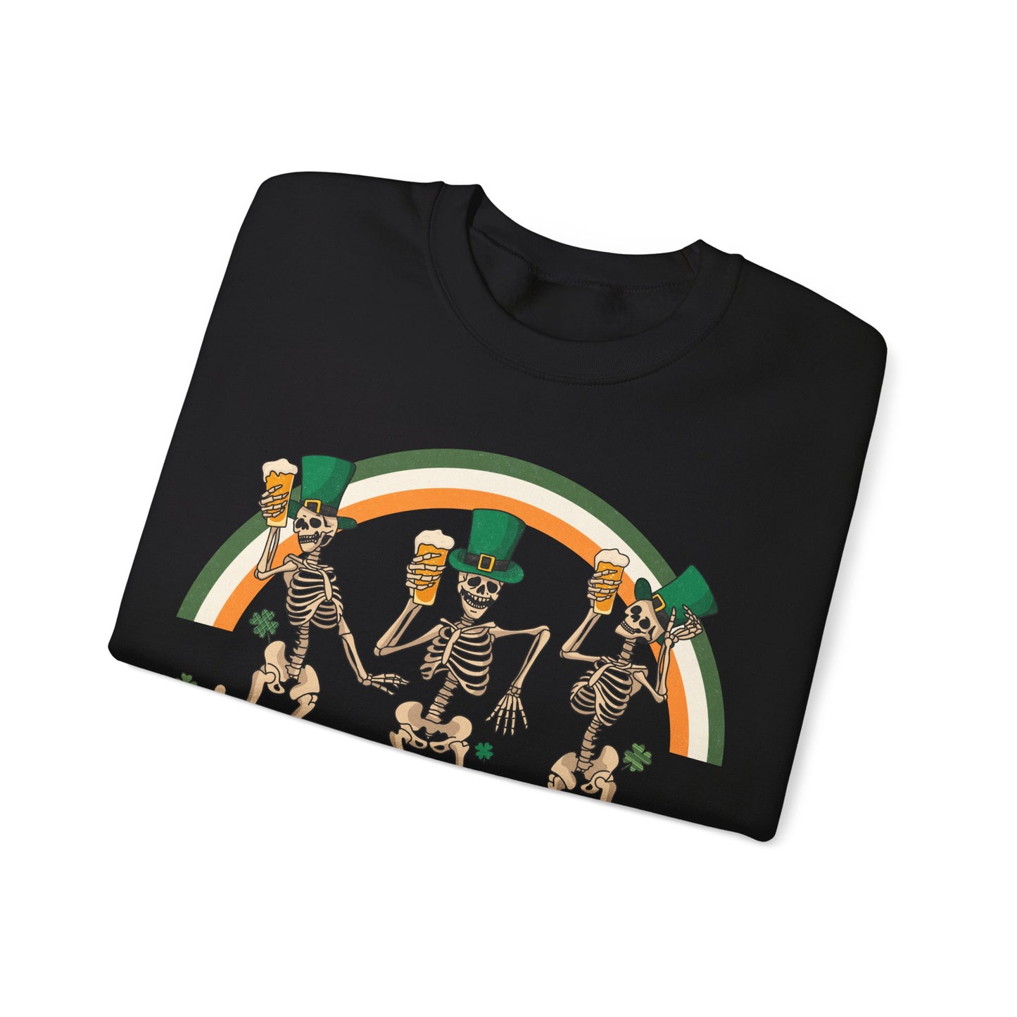 St. Patrick's Day Skeletons - Crewneck Sweatshirt