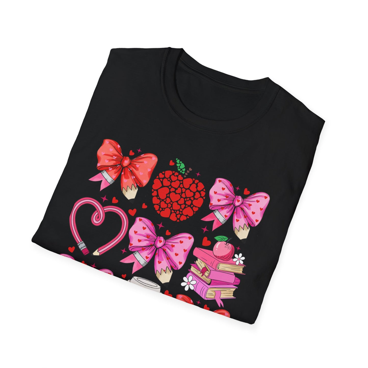 Teacher Hearts - Unisex Softstyle T-Shirt