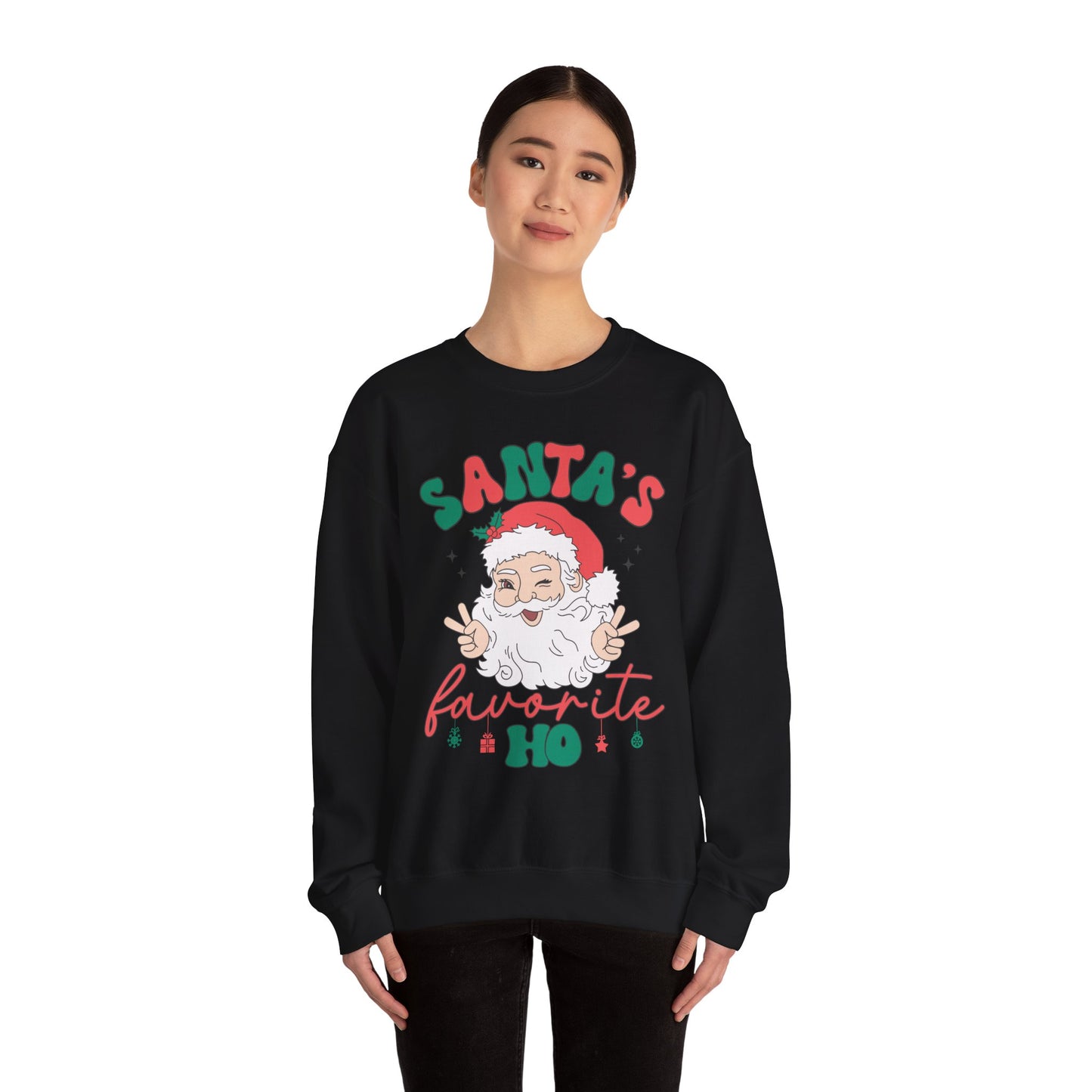 Santa's Favorite Ho - Crewneck Sweatshirt