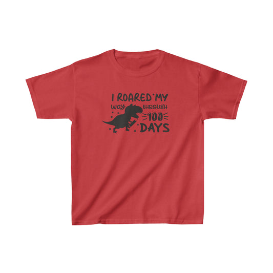 100 Day Rawr - Kids Heavy Cotton Tee