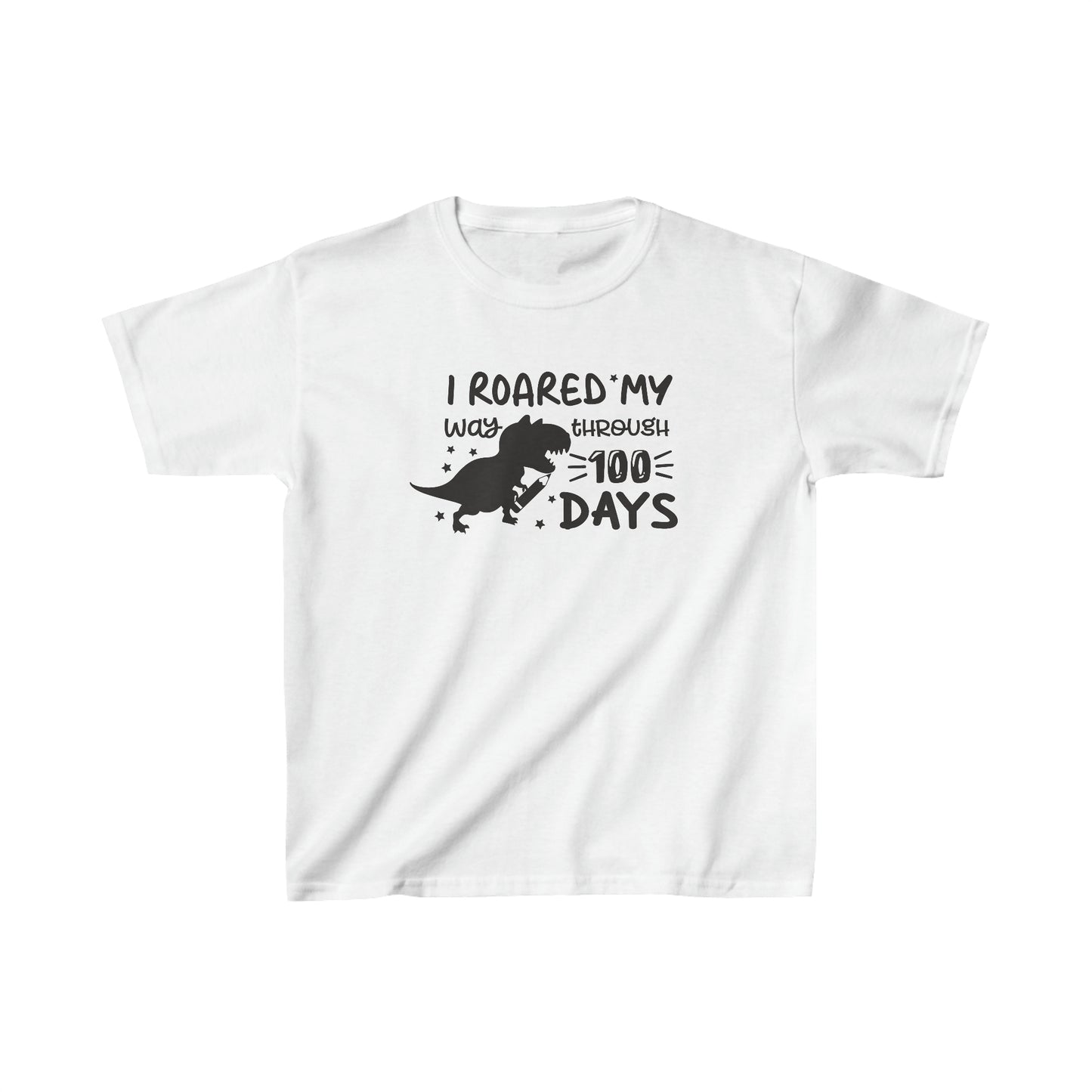 100 Day Rawr - Kids Heavy Cotton Tee
