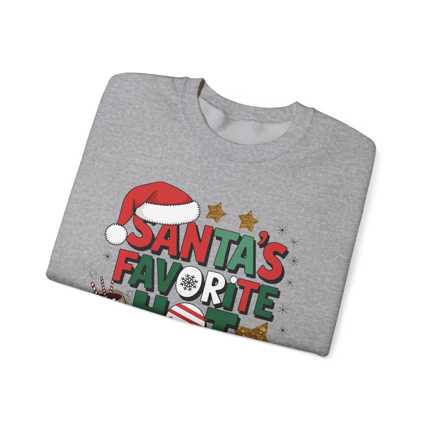 Santa's Favorite Hot Mess - Crewneck Sweatshirt