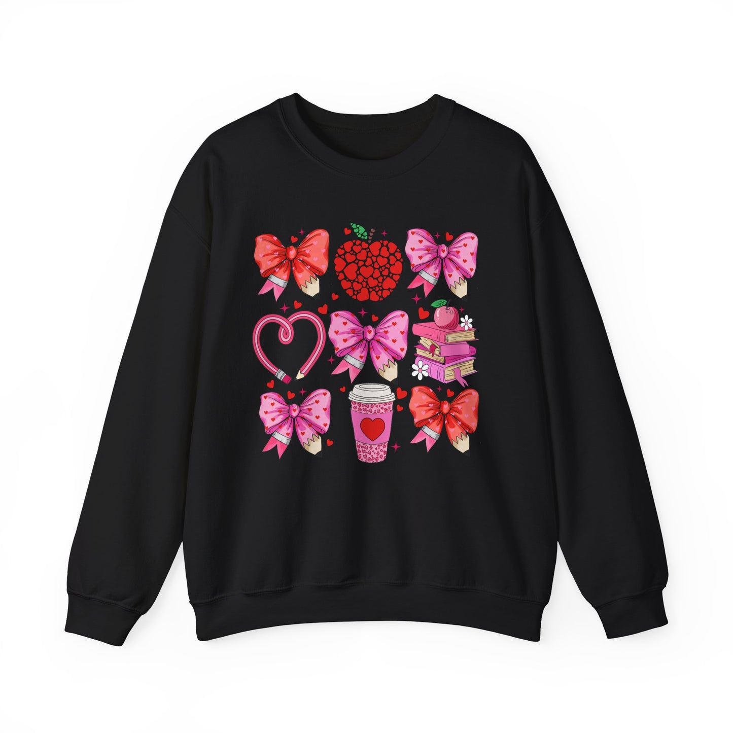 Teacher Hearts - Crewneck Sweatshirt