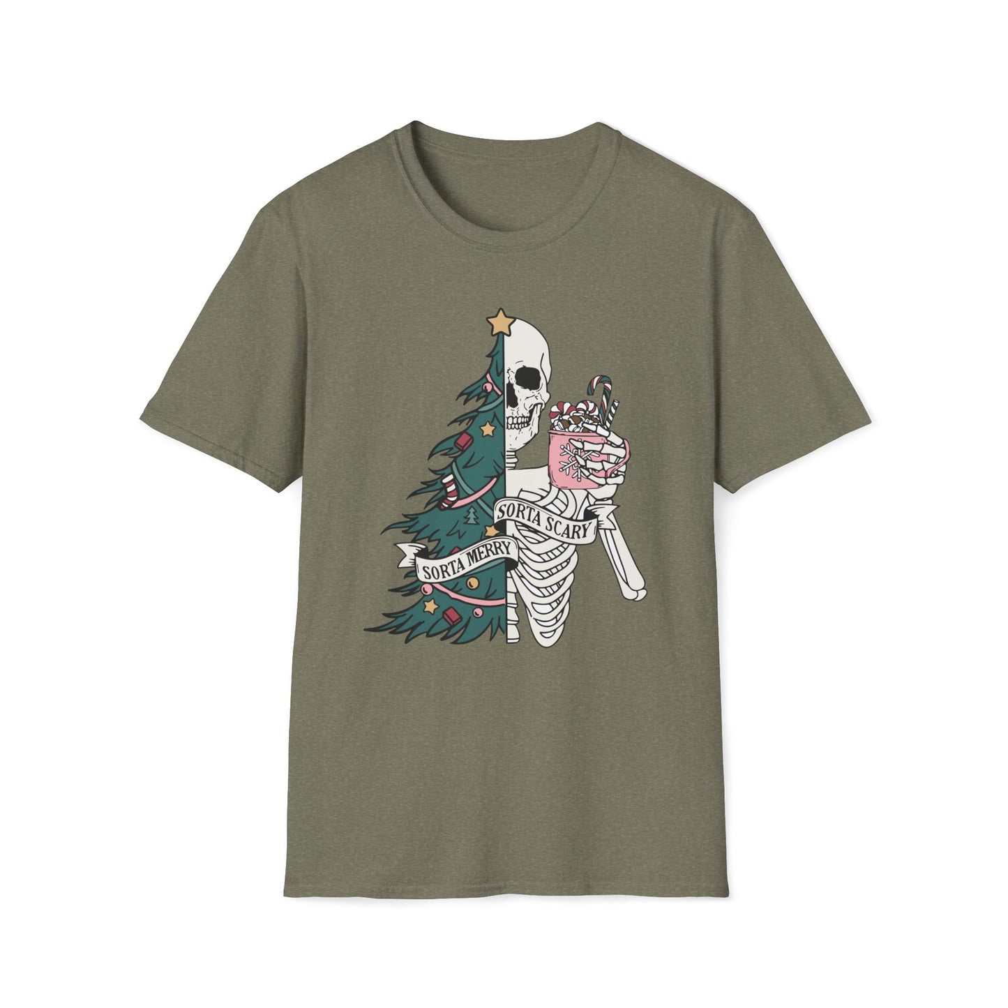 Sorta Merry Sorta Scary - Unisex Softstyle T-Shirt