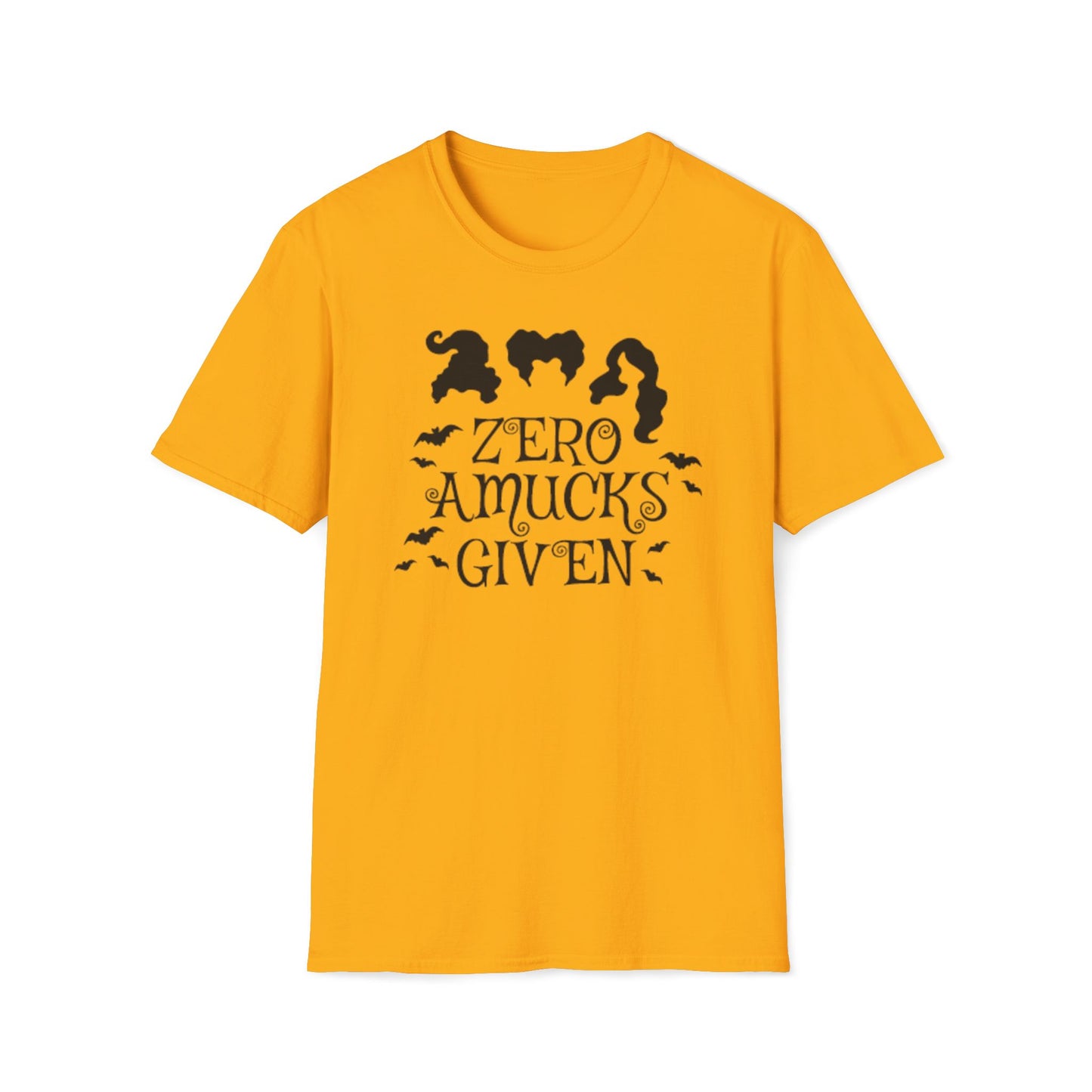 Zero Amucks Given - Unisex Softstyle T-Shirt