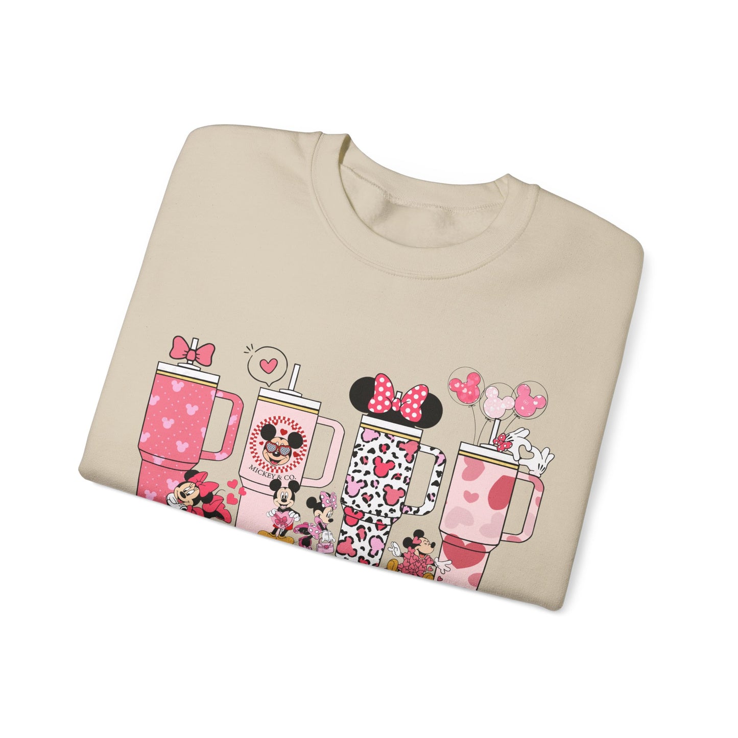 Minnie Valentine's Day Cup - Crewneck Sweatshirt