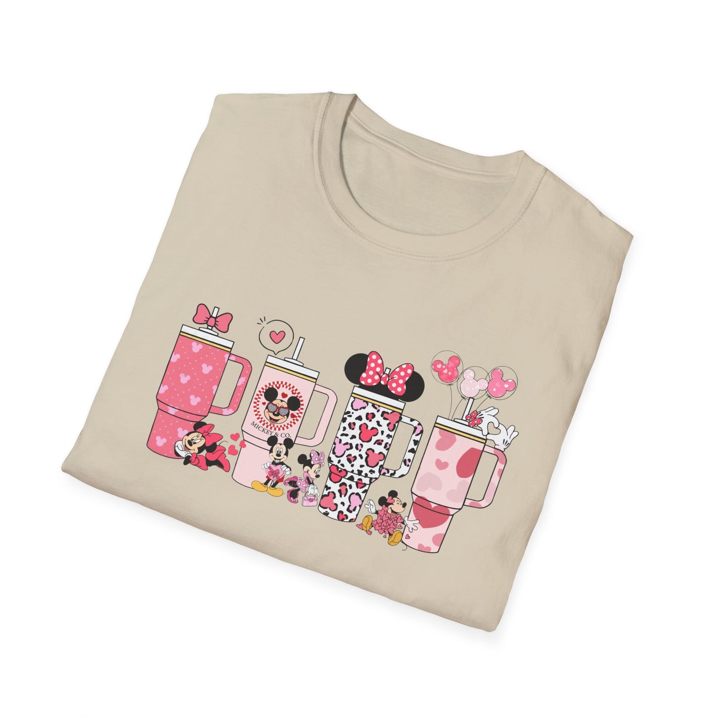 Minnie Valentine's Day Cup - Unisex Softstyle T-Shirt