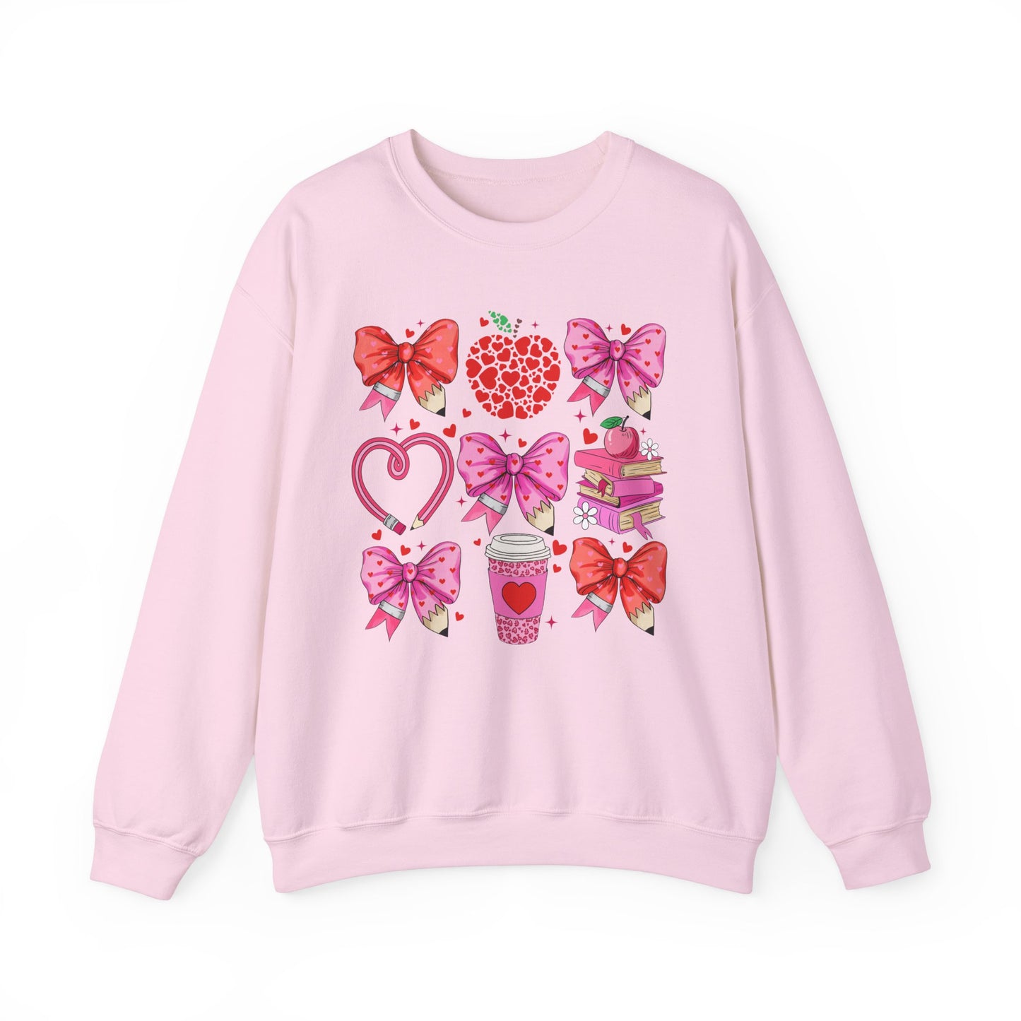 Teacher Hearts - Crewneck Sweatshirt