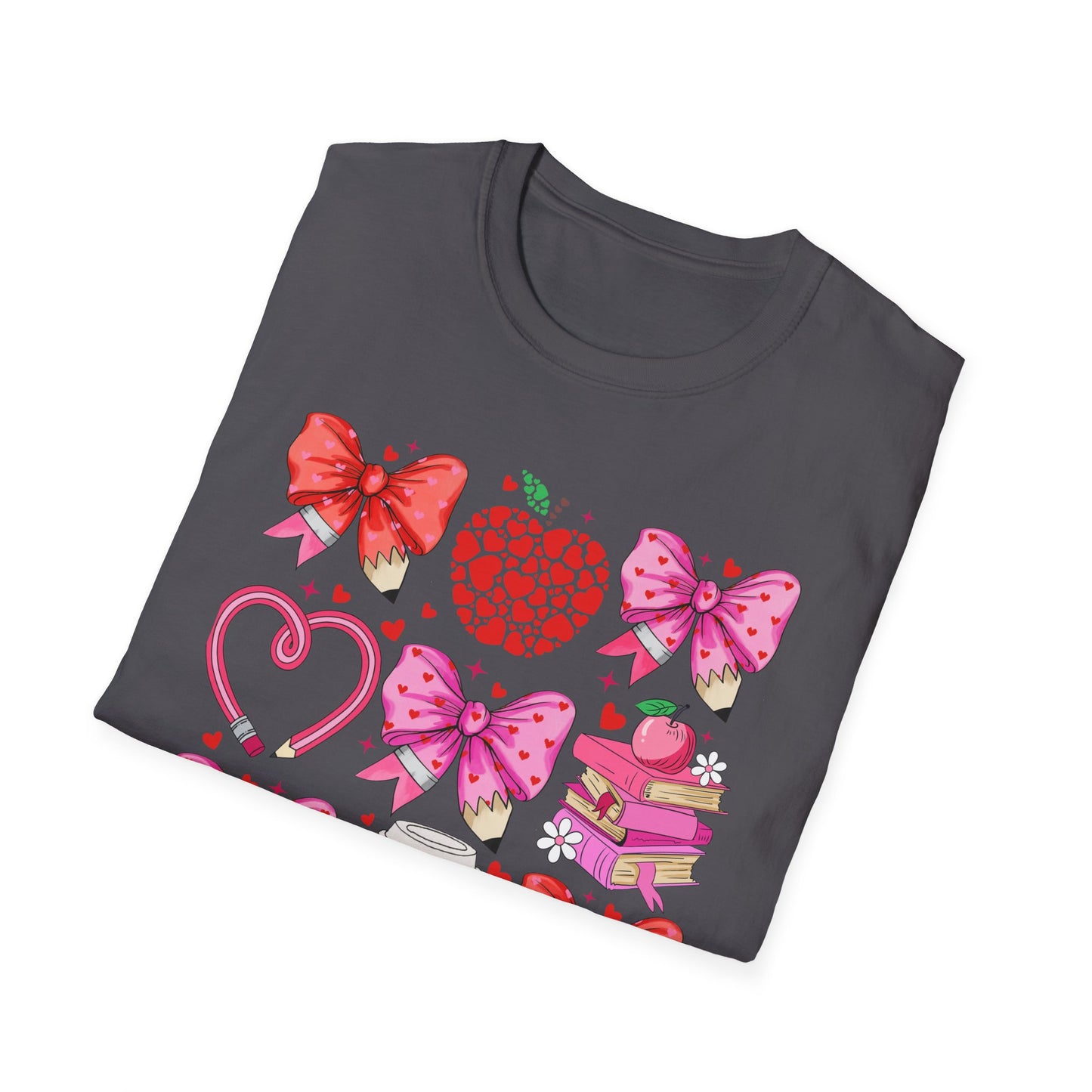 Teacher Hearts - Unisex Softstyle T-Shirt