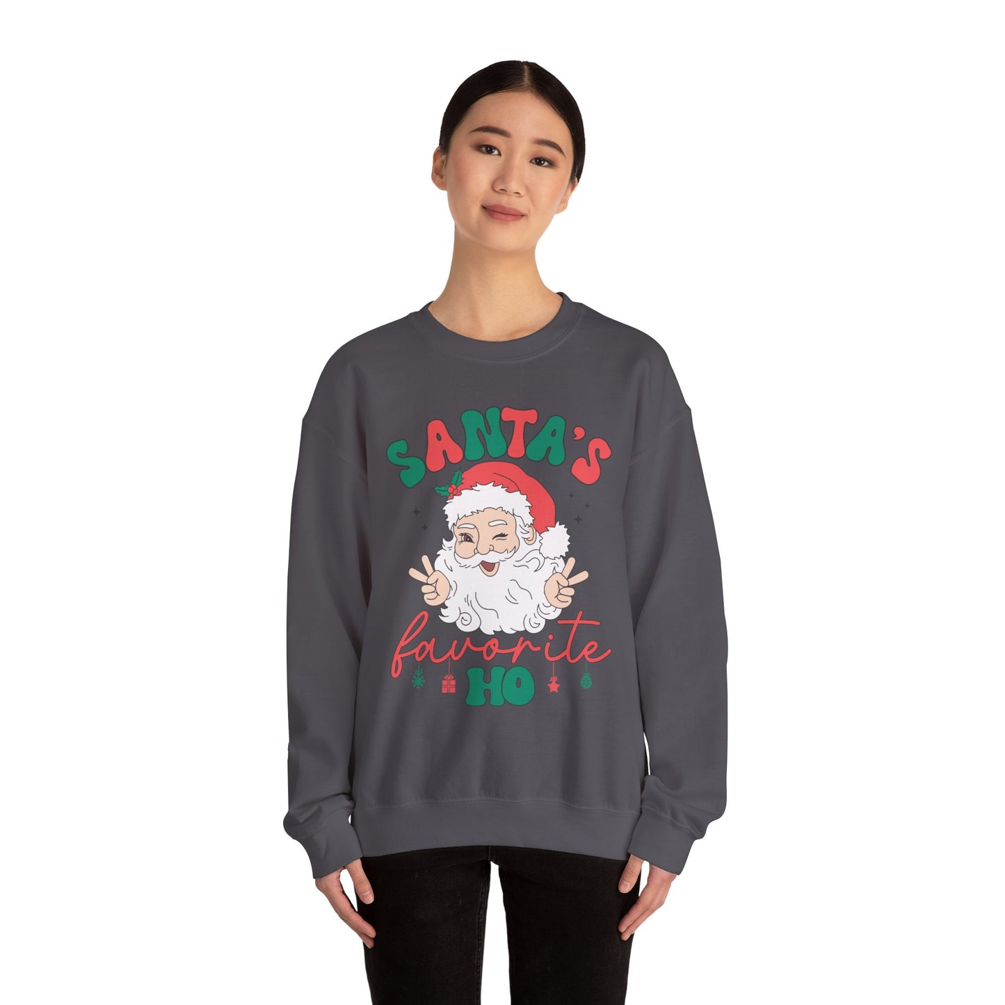 Santa's Favorite Ho - Crewneck Sweatshirt