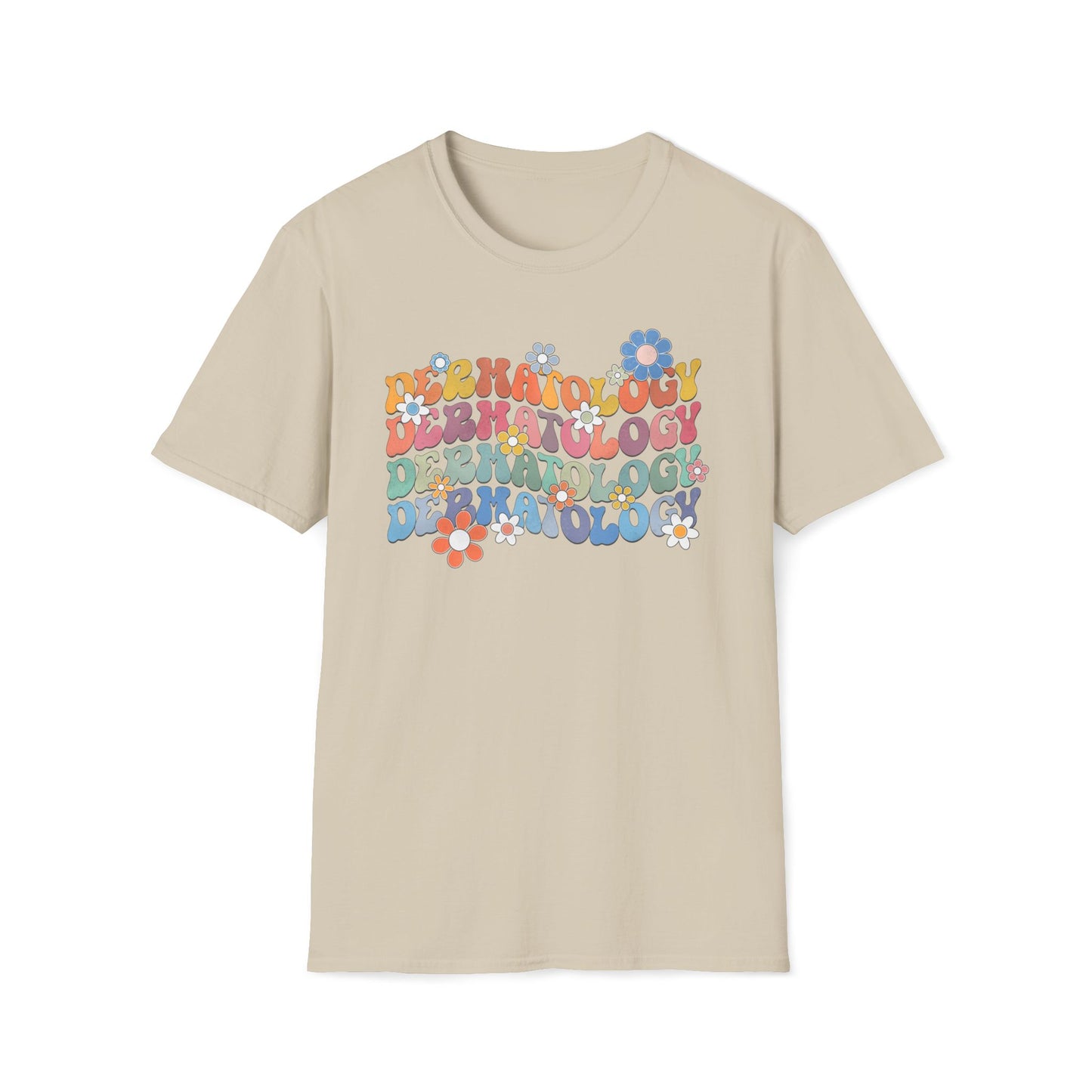 Flower Derm - Unisex Softstyle T-Shirt