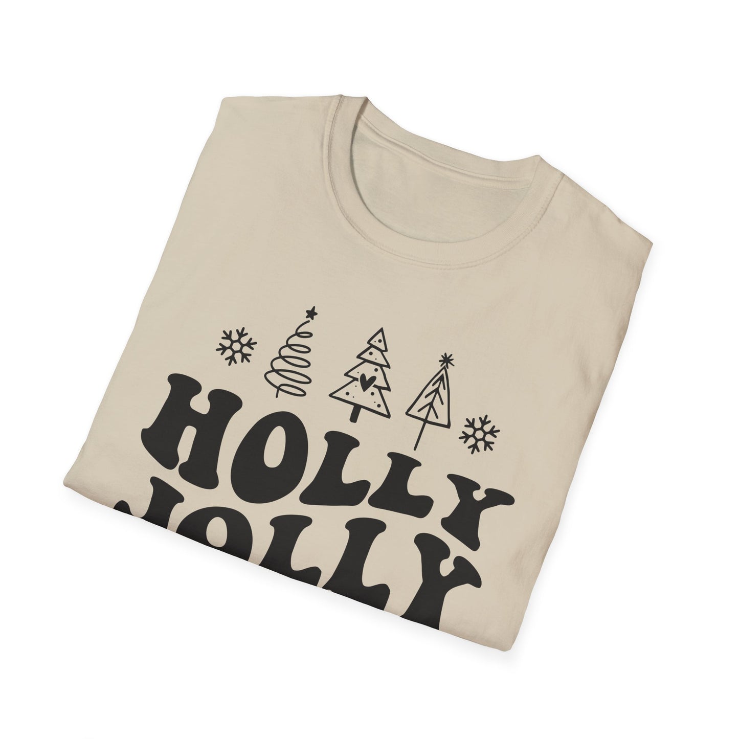 Holly Jolly Teacher - Unisex Softstyle T-Shirt