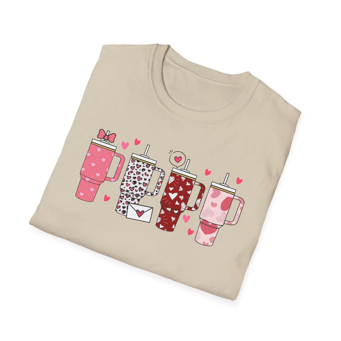 Valentine's Day Cup - Unisex Softstyle T-Shirt