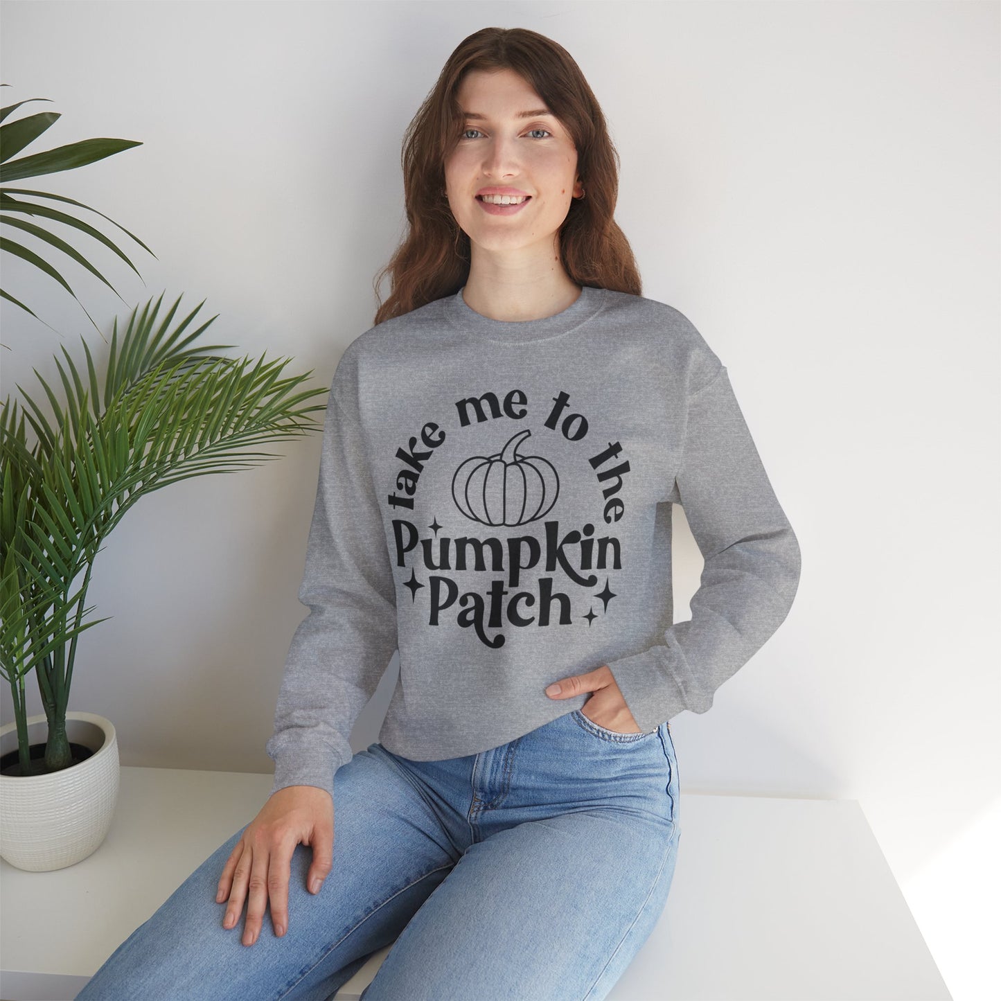 Take Me to the Pumpkin Patch - Crewneck Sweatshirt