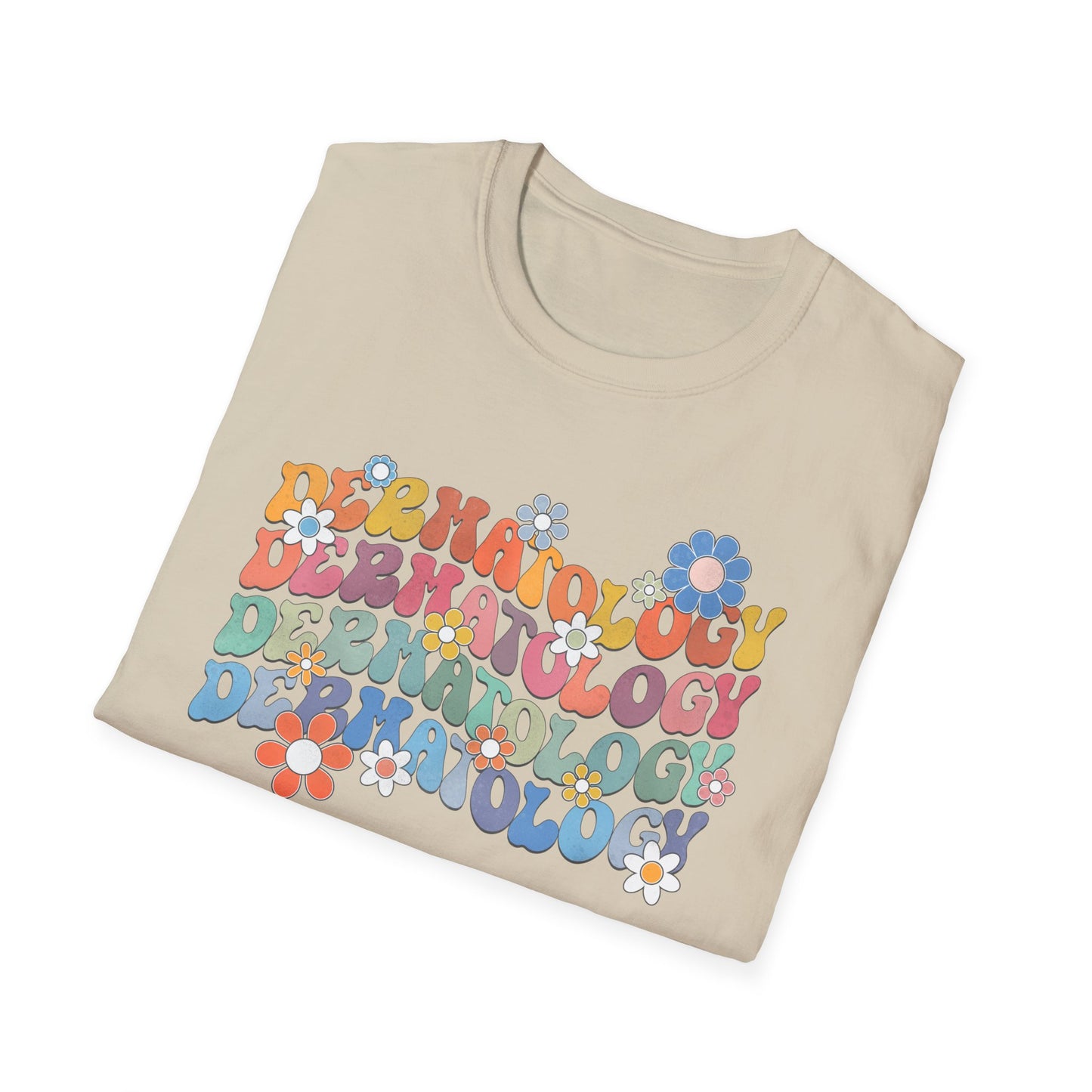 Flower Derm - Unisex Softstyle T-Shirt