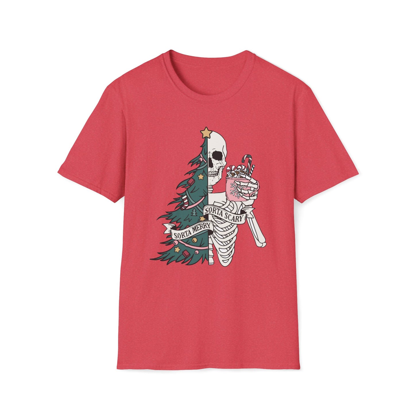 Sorta Merry Sorta Scary - Unisex Softstyle T-Shirt