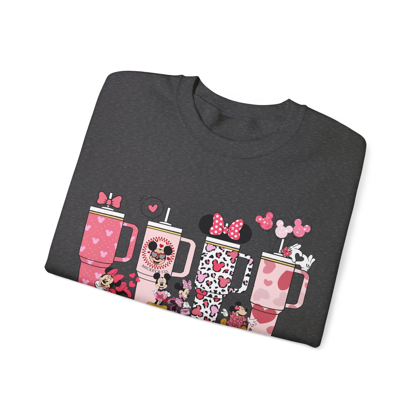 Minnie Valentine's Day Cup - Crewneck Sweatshirt