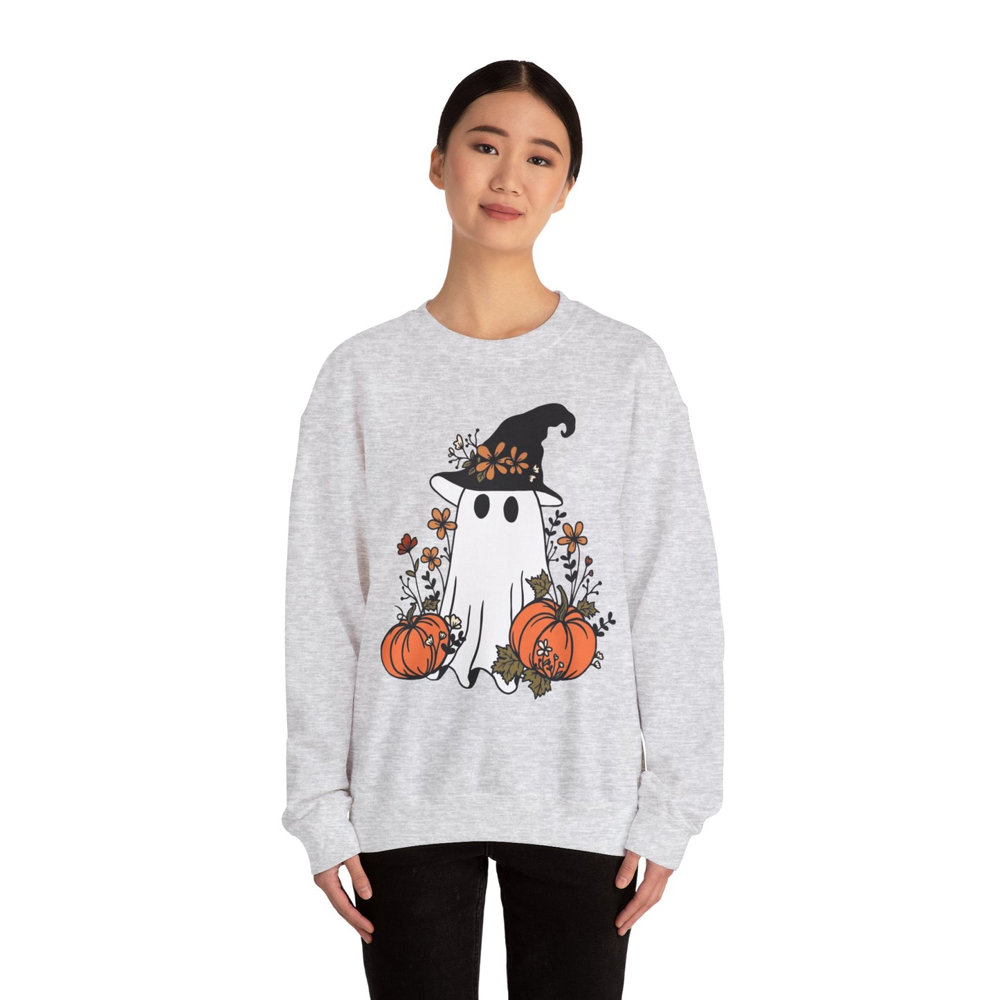 Pumpkin Ghost - Crewneck Sweatshirt