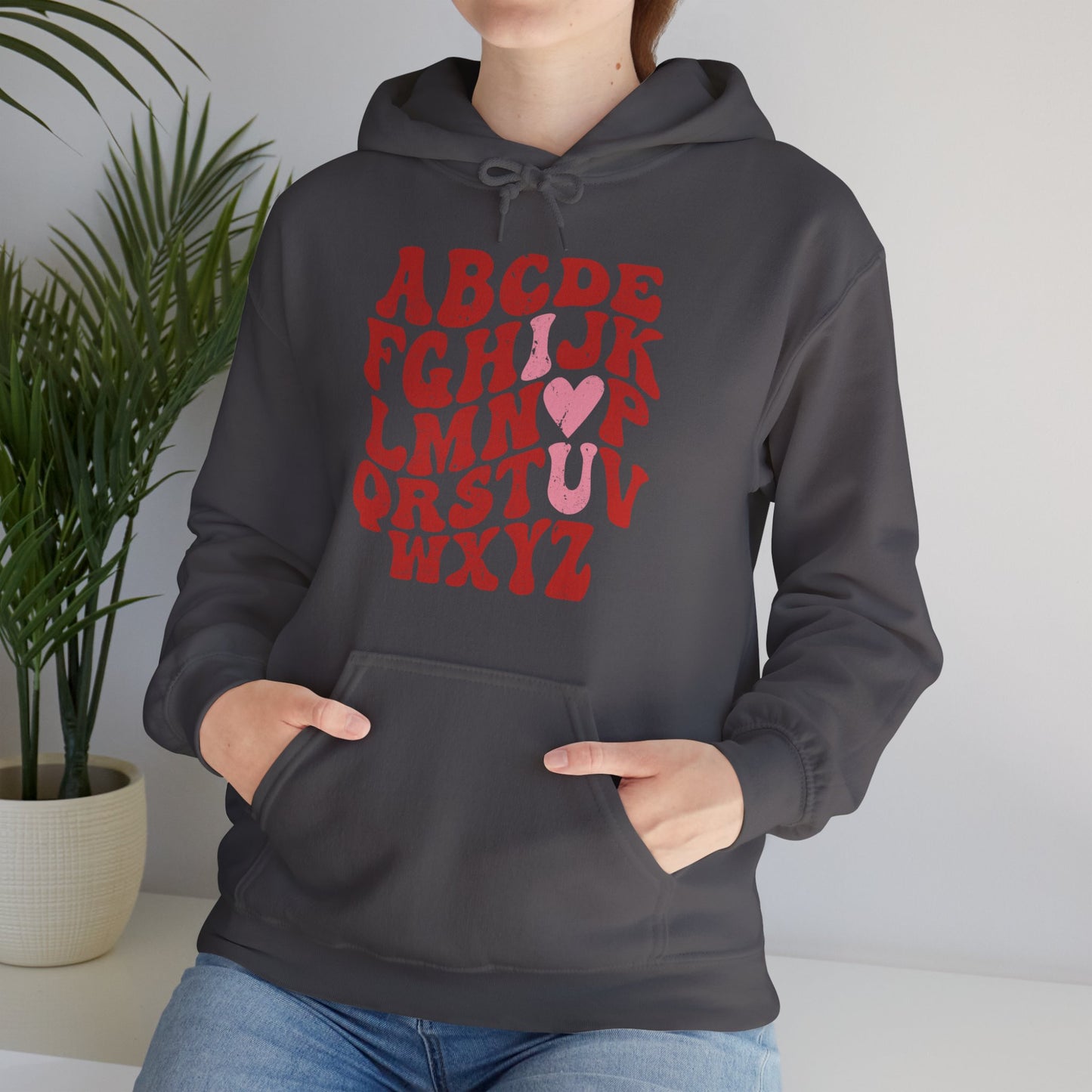 ABCD - I LOVE YOU - Hooded Sweatshirt