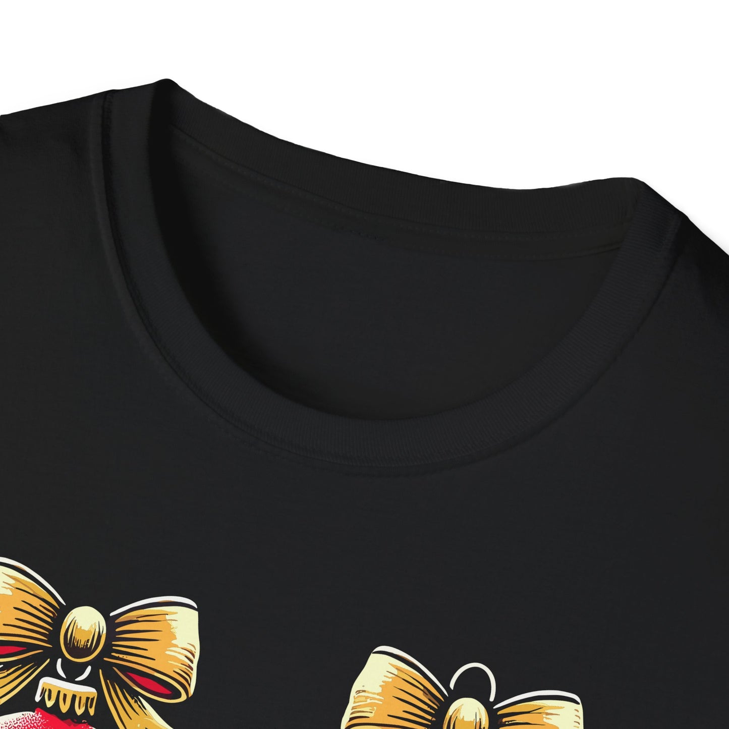 Skeleton Christmas Hands - Unisex Softstyle T-Shirt