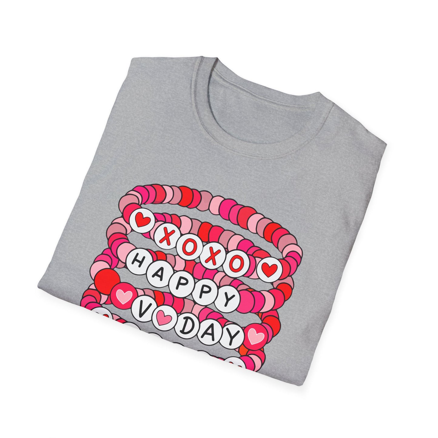 XOXO Friendship Bracelet - Unisex Softstyle T-Shirt